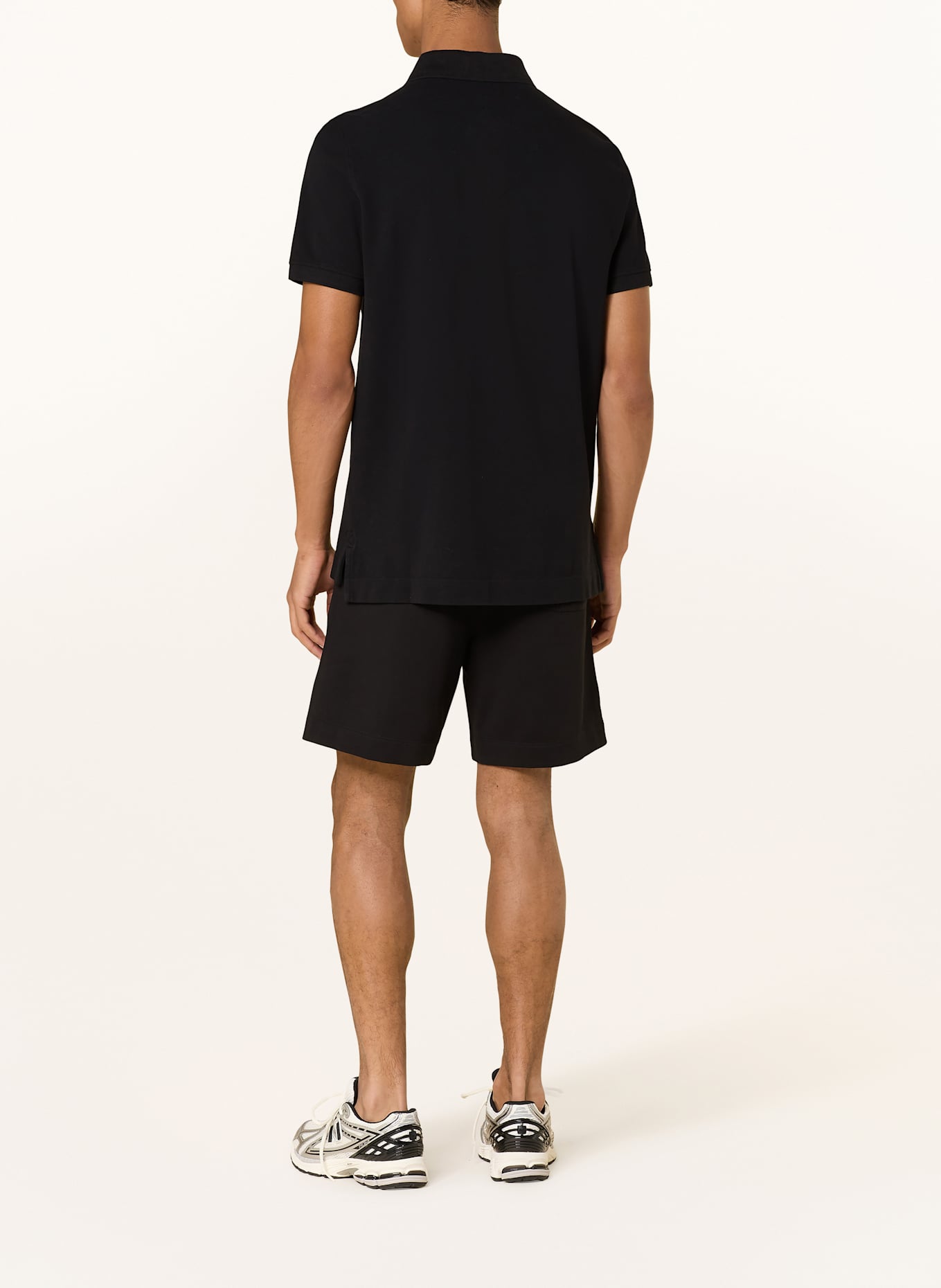 CANADA GOOSE Šortky z mikinové látky HURON: ČERNÁ