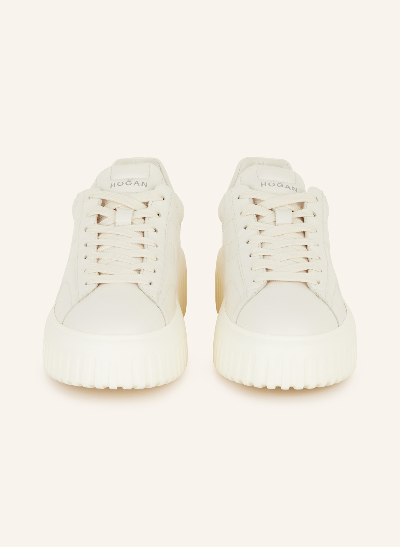 HOGAN Sneakersy H-STRIPES: KREMOWY