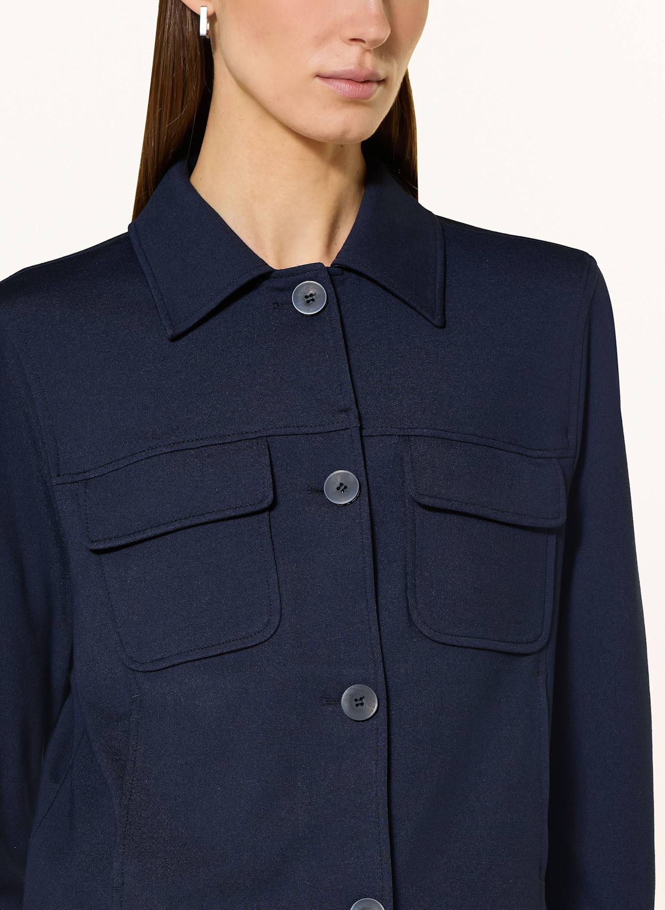 MORE & MORE Kurtka z dżerseju: GRANATOWY