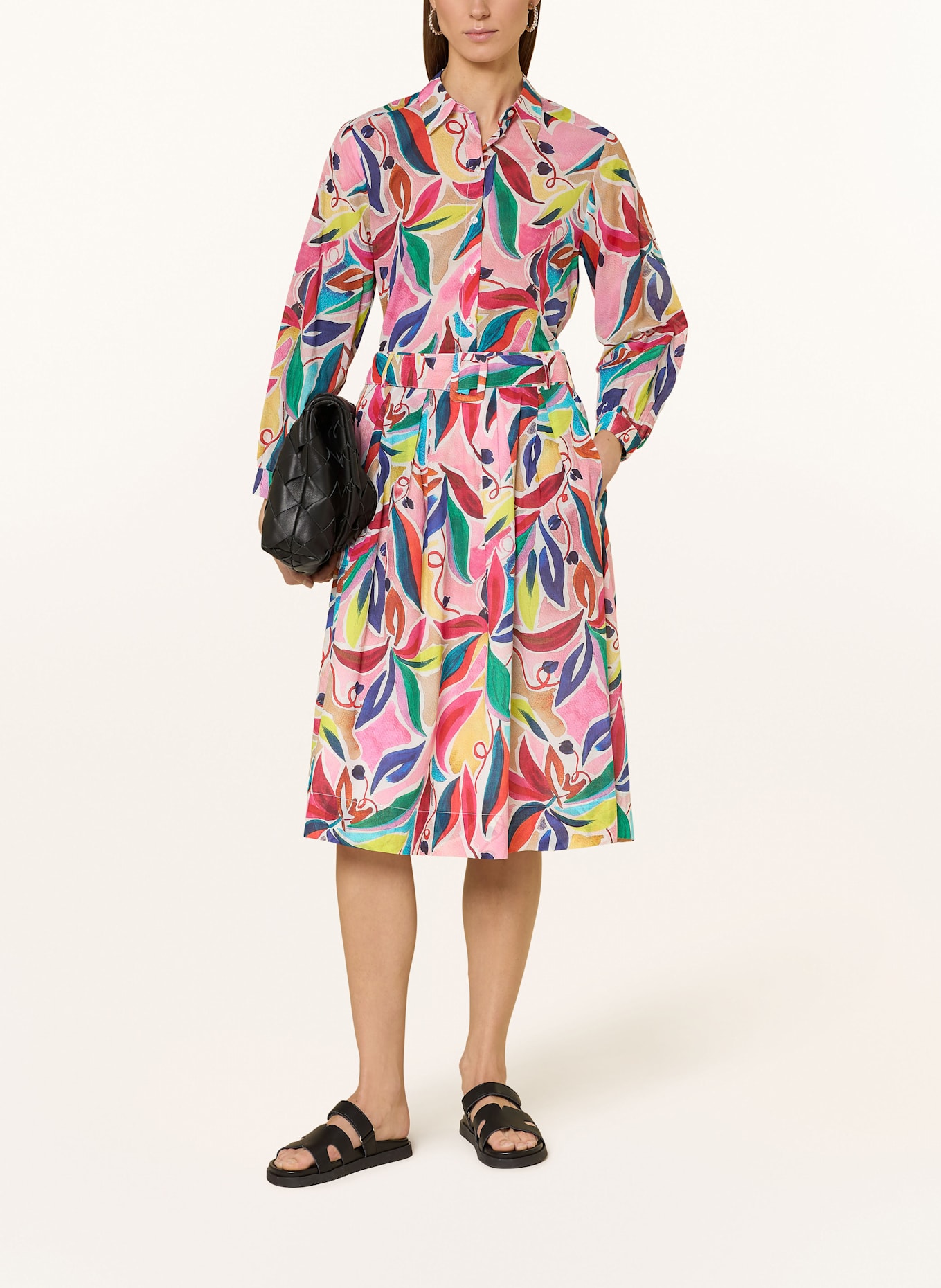 MORE & MORE Skirt: PINK / GREEN / PINK