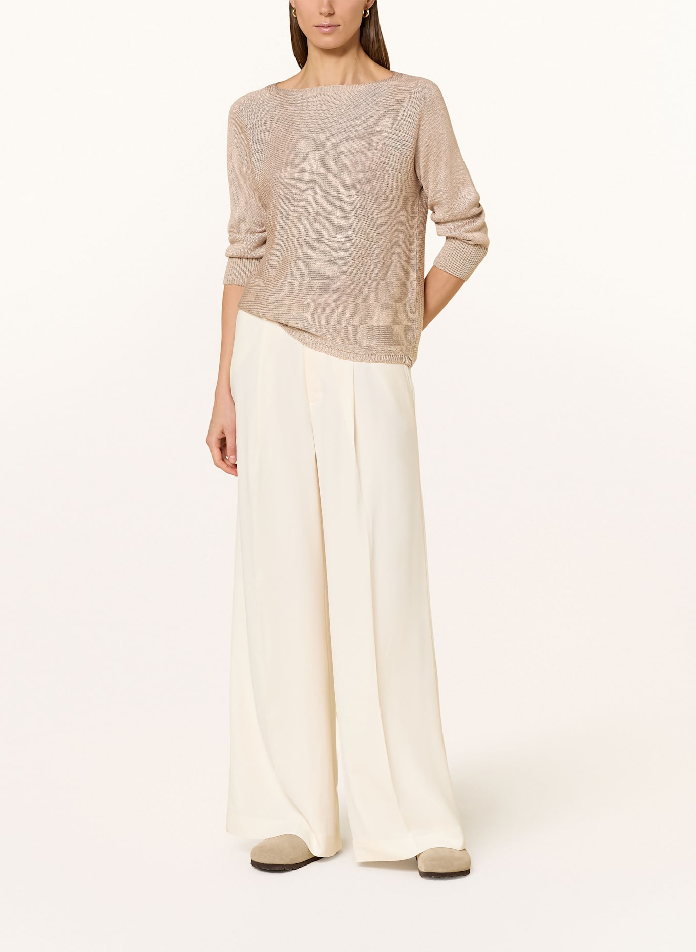 MORE & MORE Pullover: BEIGE