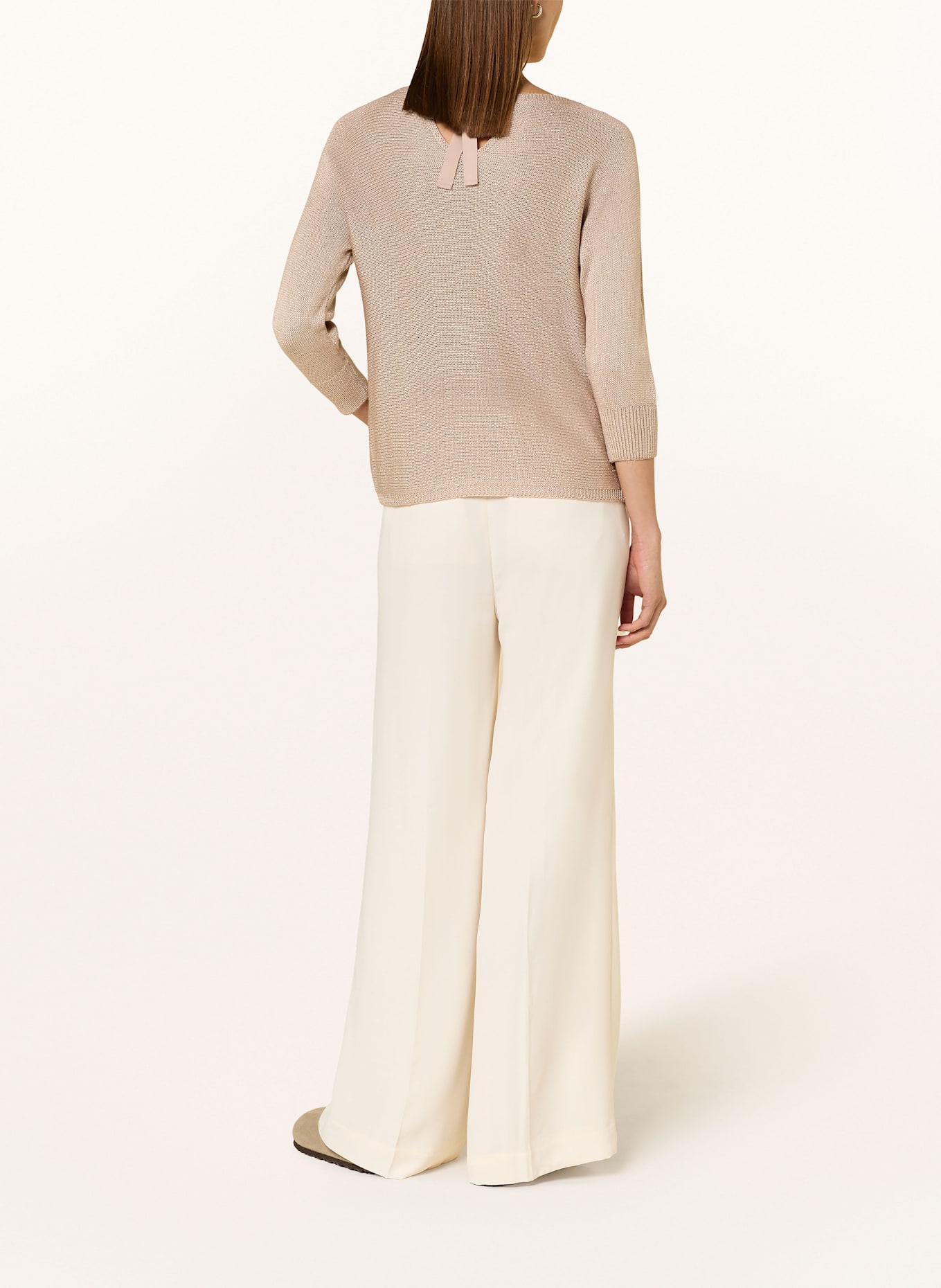 MORE & MORE Pullover: BEIGE