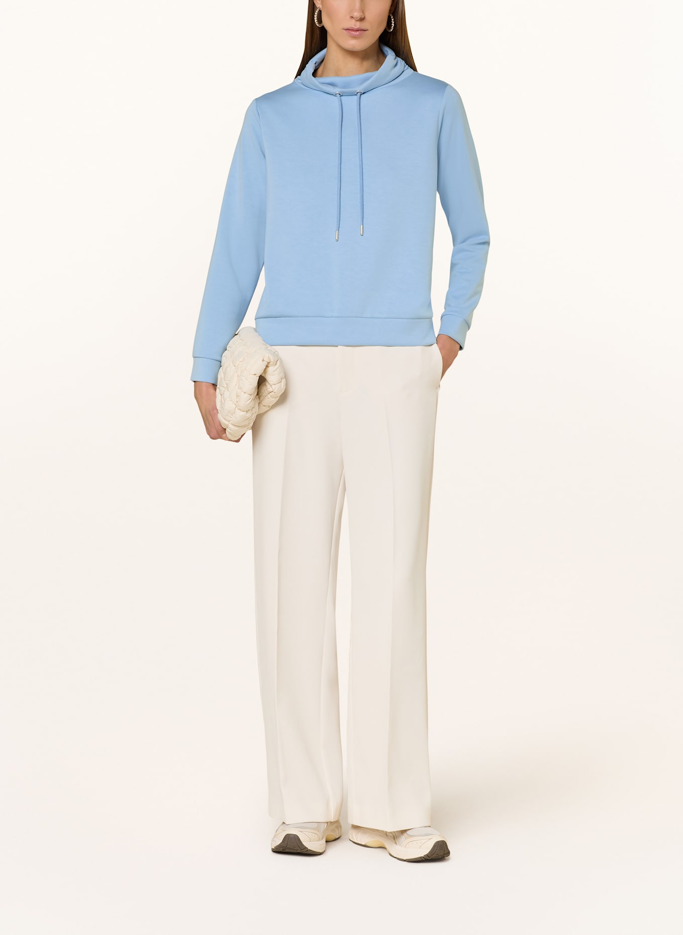 MORE & MORE Sweatshirt: LIGHT BLUE