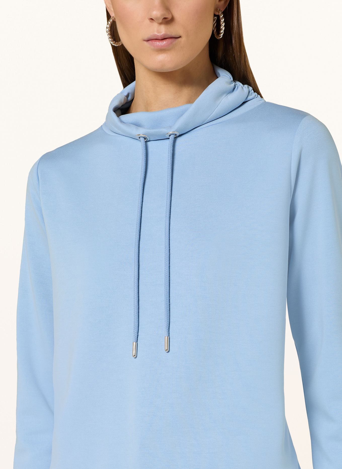 MORE & MORE Sweatshirt: LIGHT BLUE