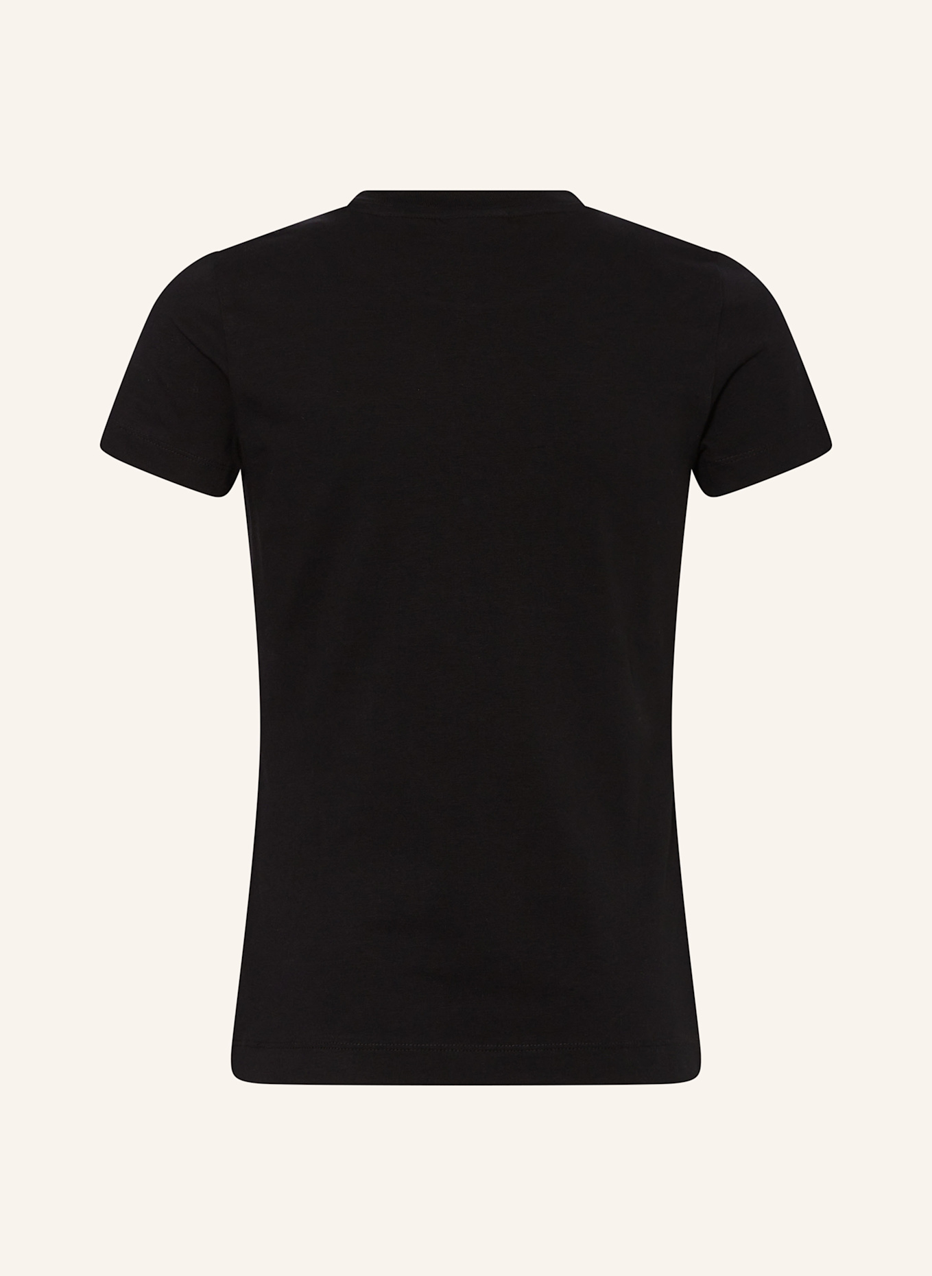 GUESS Tričko MINIME s ozdobnými kamínky: ČERNÁ