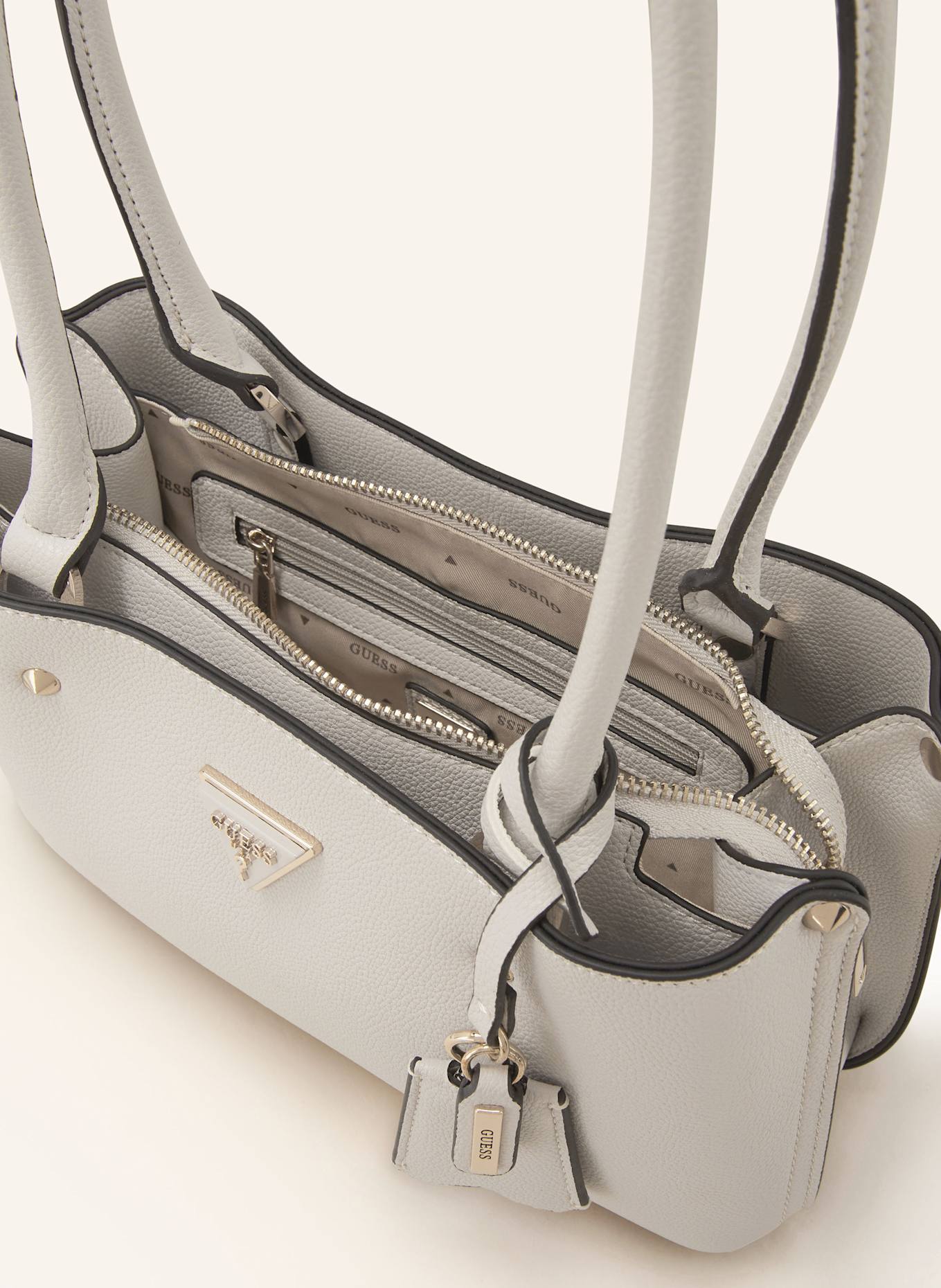 GUESS Schultertasche MERIDIAN: CREME