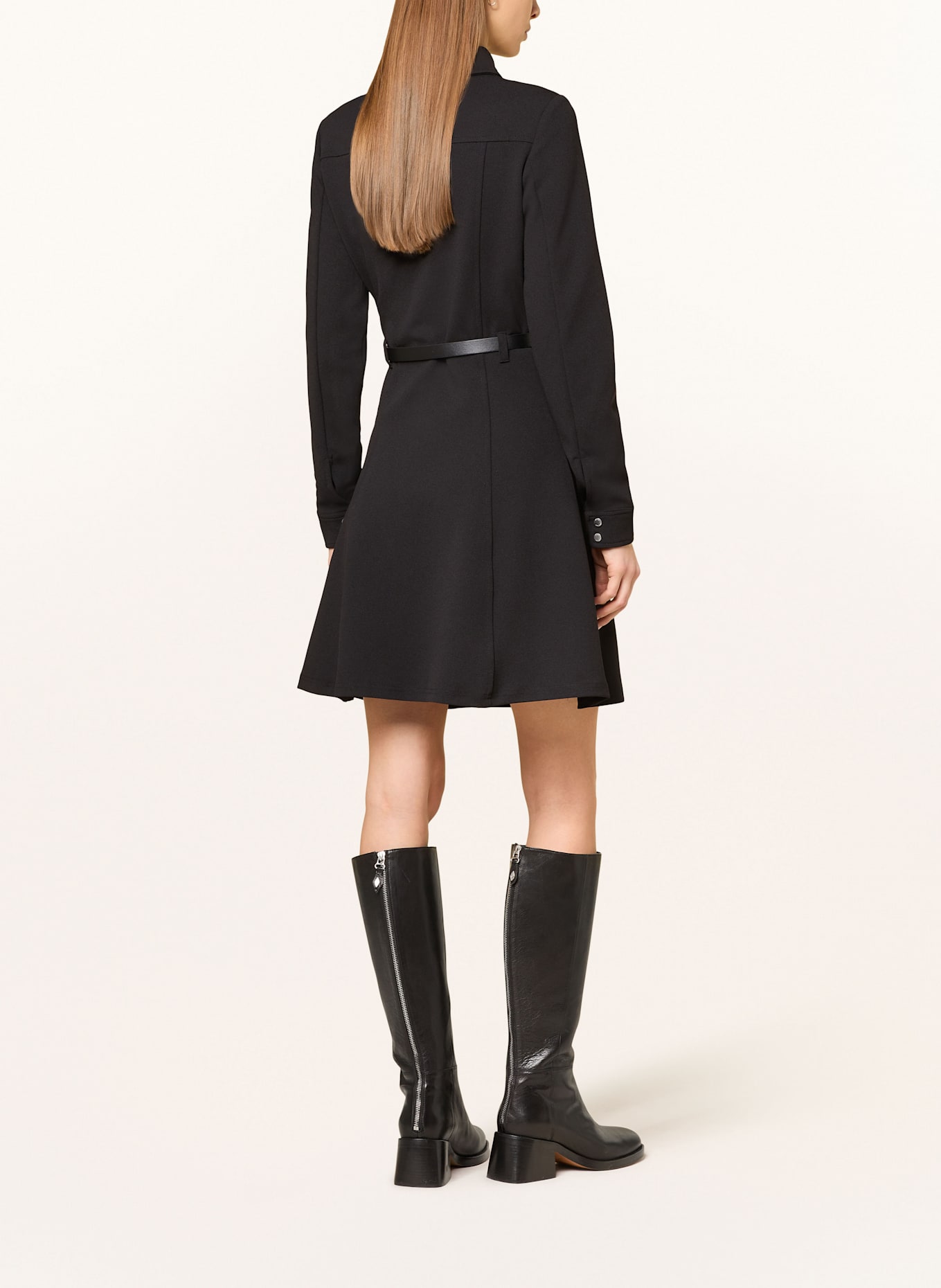 GUESS ZAMA dress: BLACK