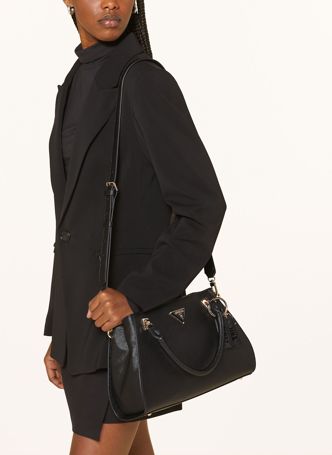 GUESS Handtasche NOELLE: SCHWARZ