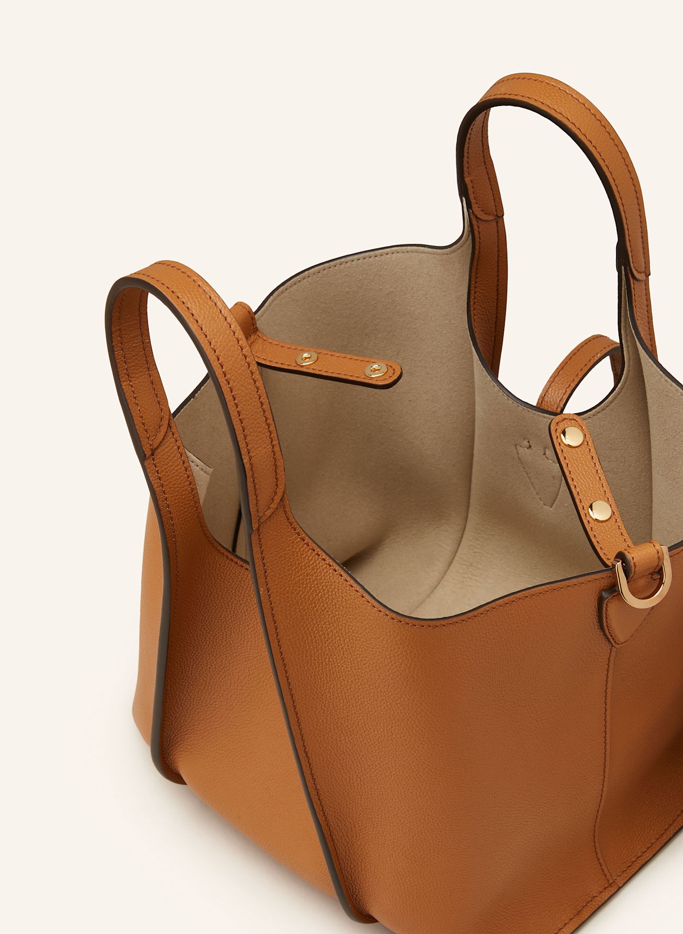 TOD'S Handtasche TIMELESS MINI mit Pouch: BRAUN