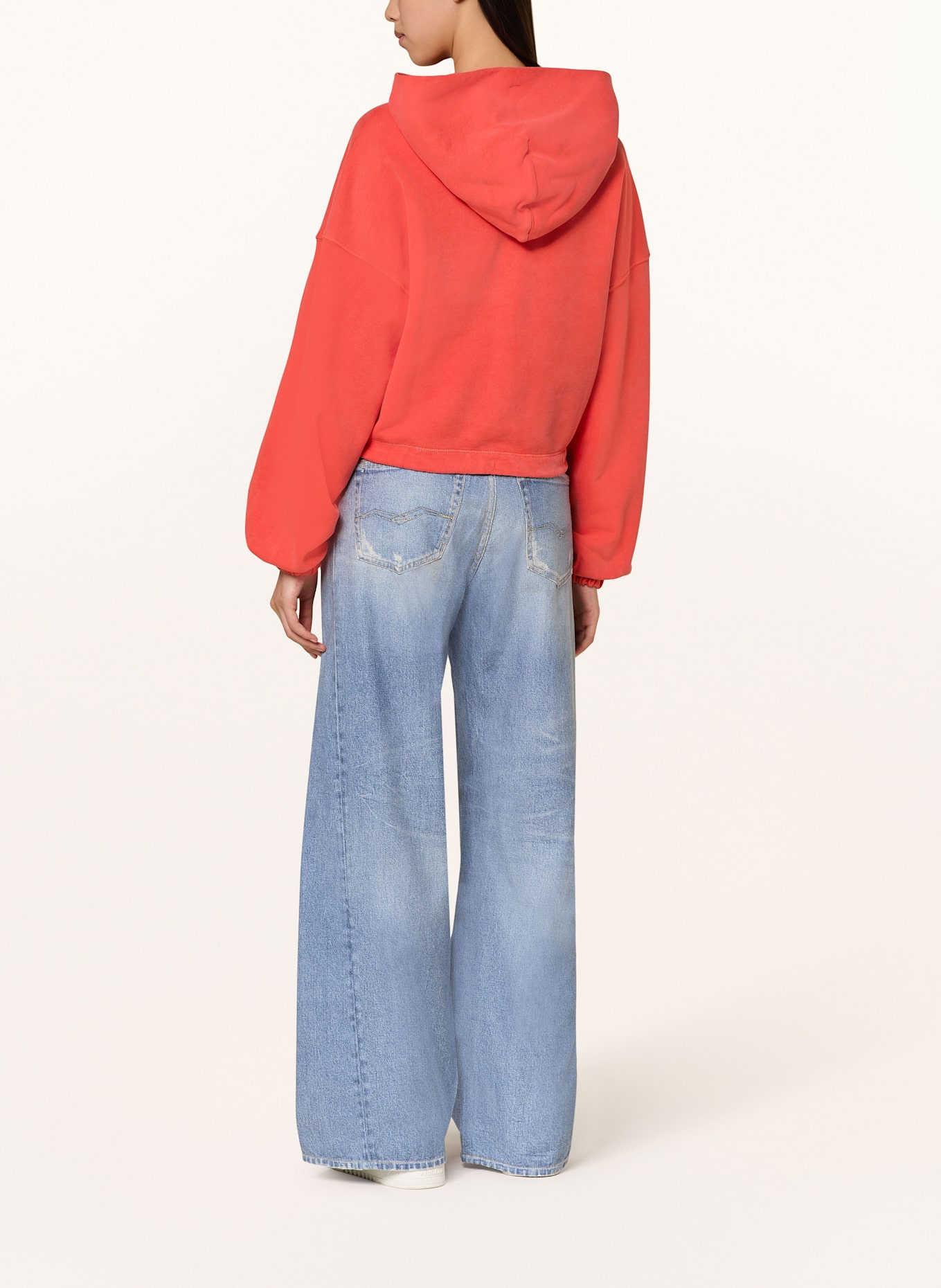 TOMMY JEANS Hoodie: ORANGE