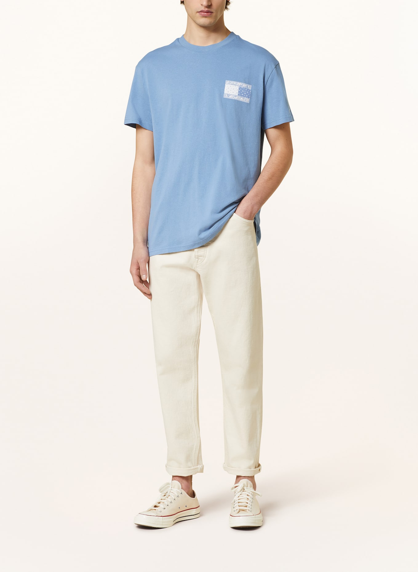 TOMMY JEANS T-Shirt: BLAU