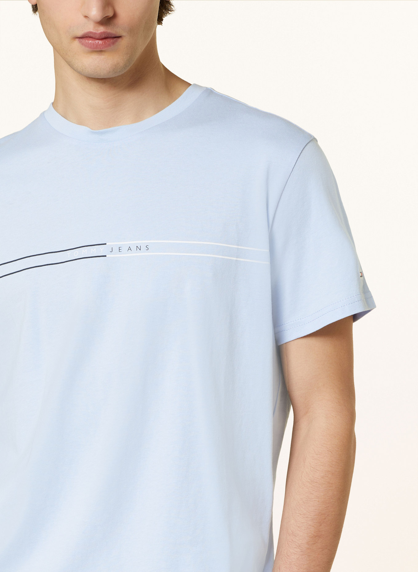 TOMMY JEANS T-Shirt: HELLBLAU