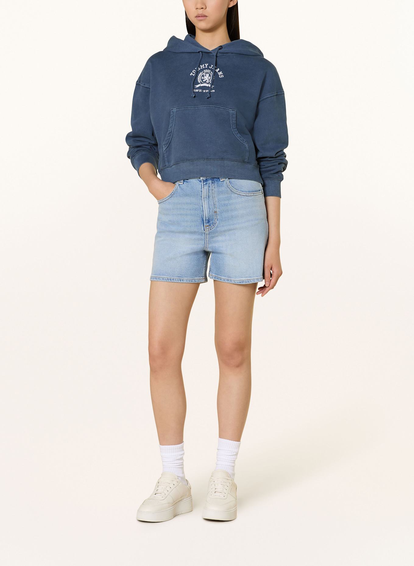 TOMMY JEANS Krótka bluza z kapturem, Kolor: NIEBIESKI (Obrazek 2)