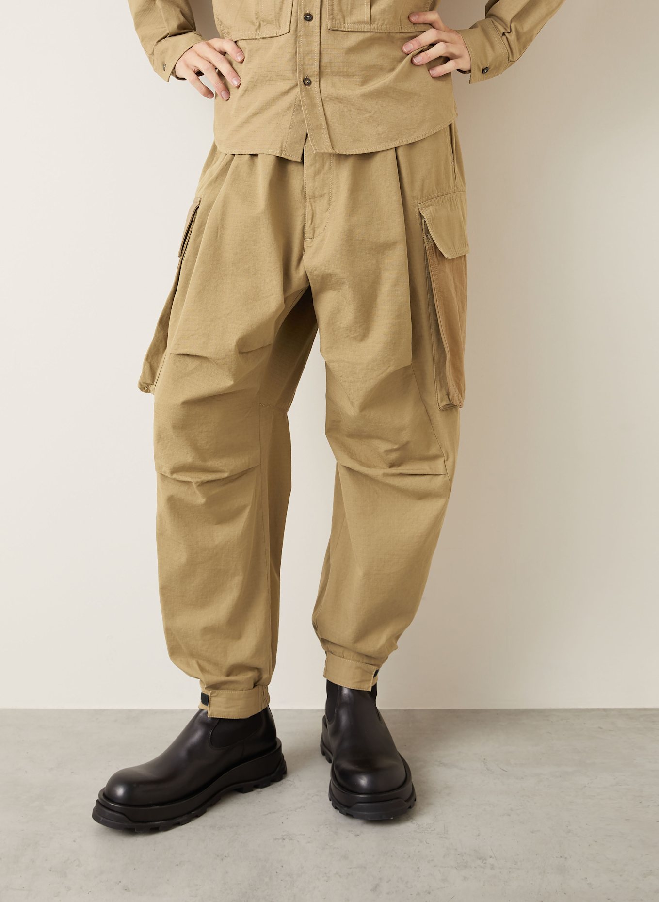 DSQUARED2 Cargohose ICON NEW GENERATION SD Relaxed Fit: KHAKI