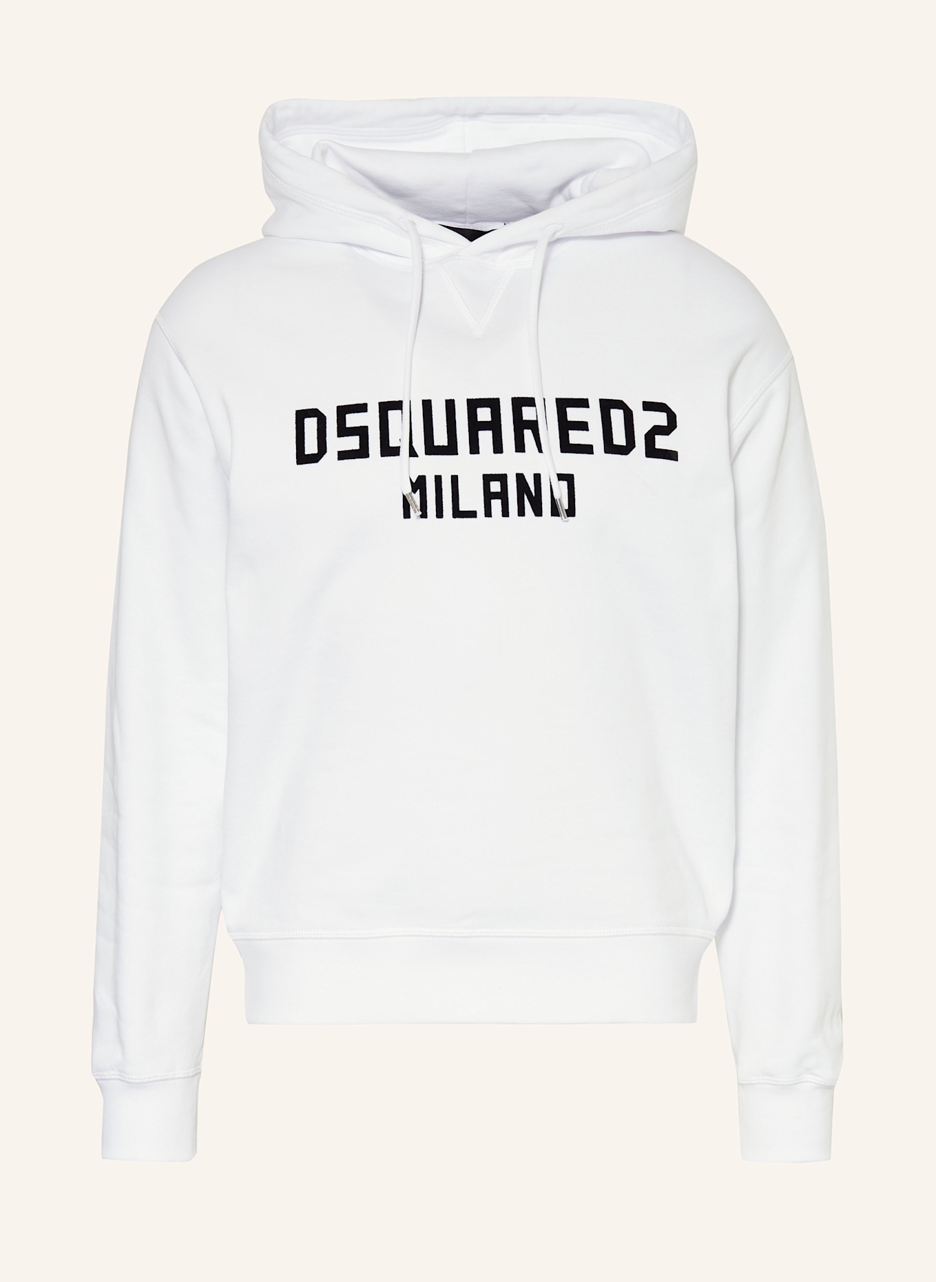 DSQUARED2 Hoodie COOL FIT: WEISS