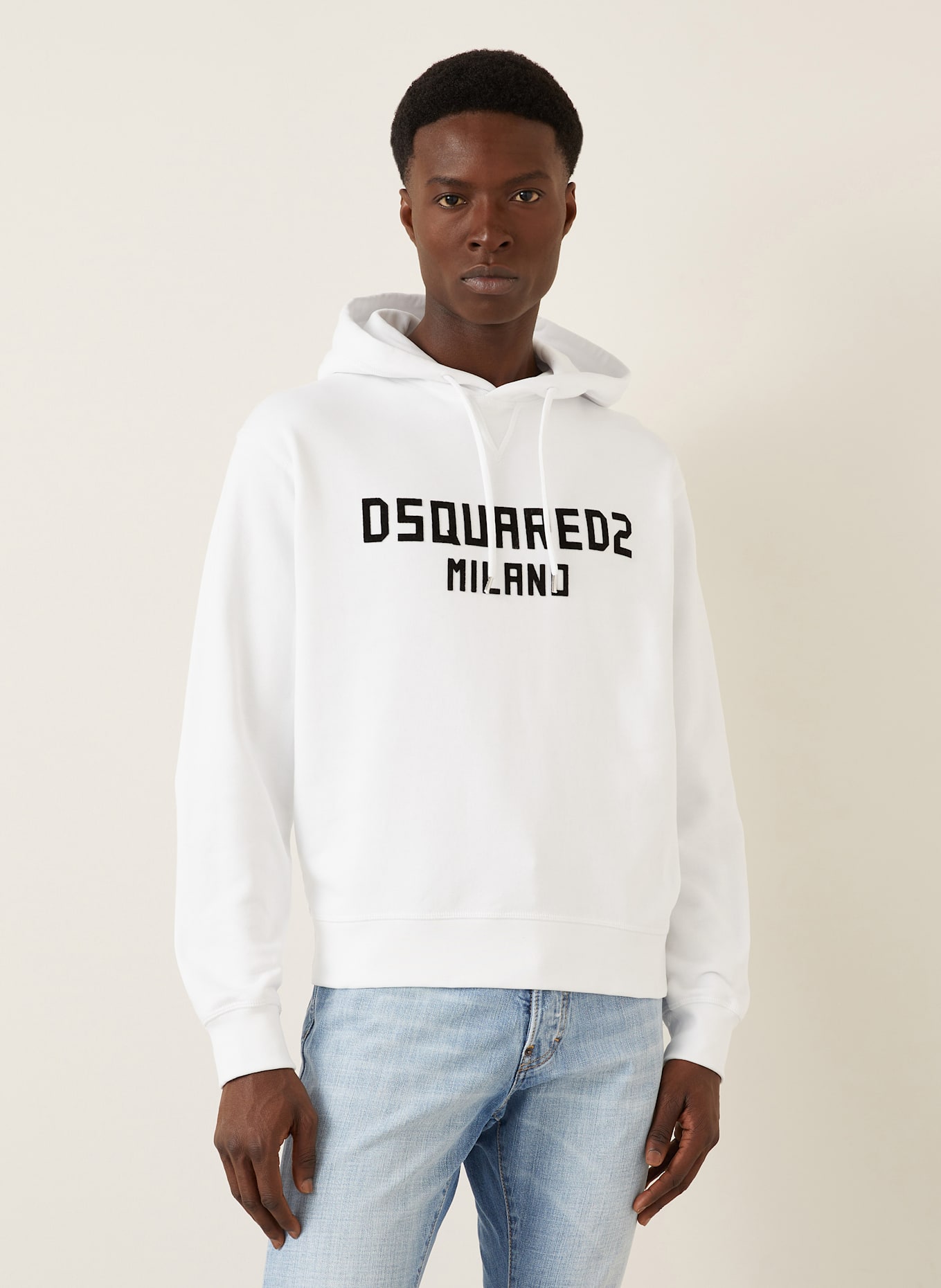 DSQUARED2 Hoodie COOL FIT: WEISS