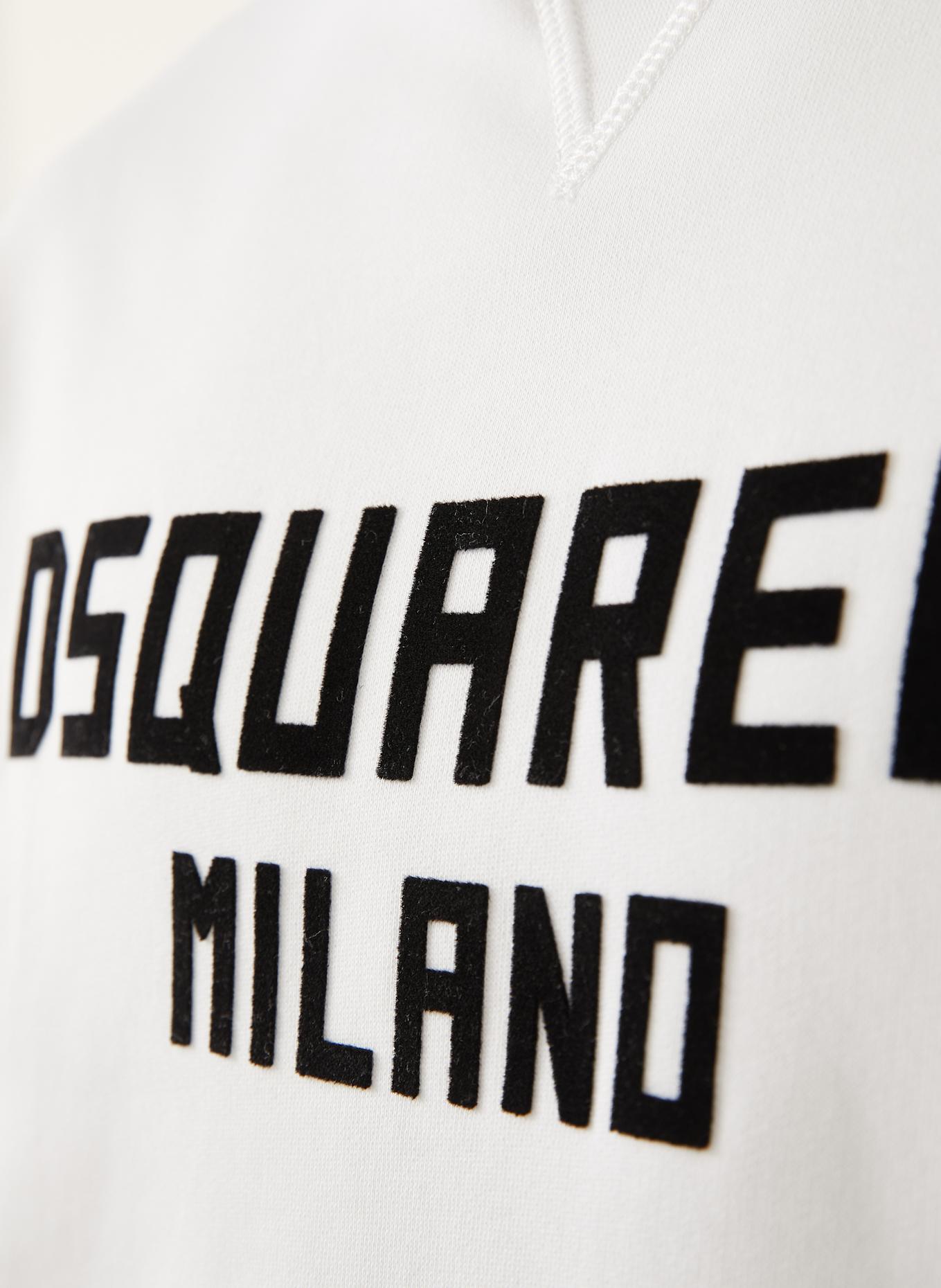 DSQUARED2 Hoodie COOL FIT: WEISS