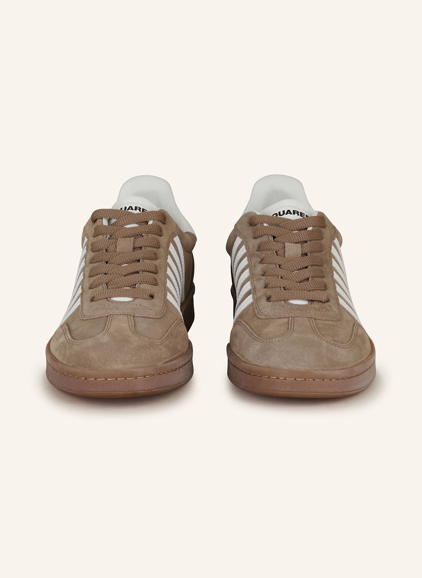 DSQUARED2 Sneaker BOXER: BRAUN/ WEISS