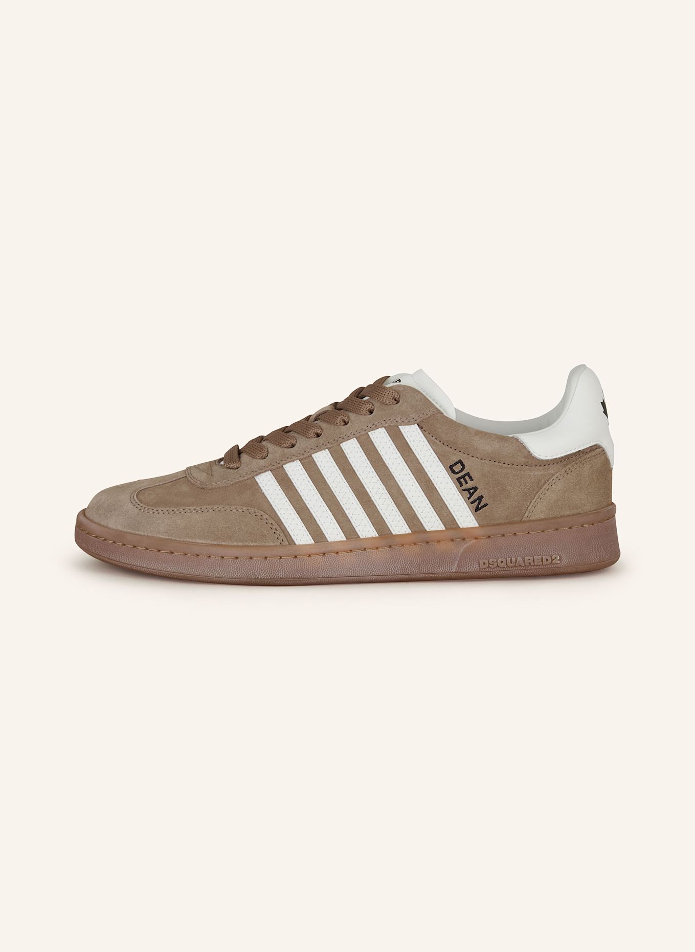 DSQUARED2 Sneaker BOXER: BRAUN/ WEISS