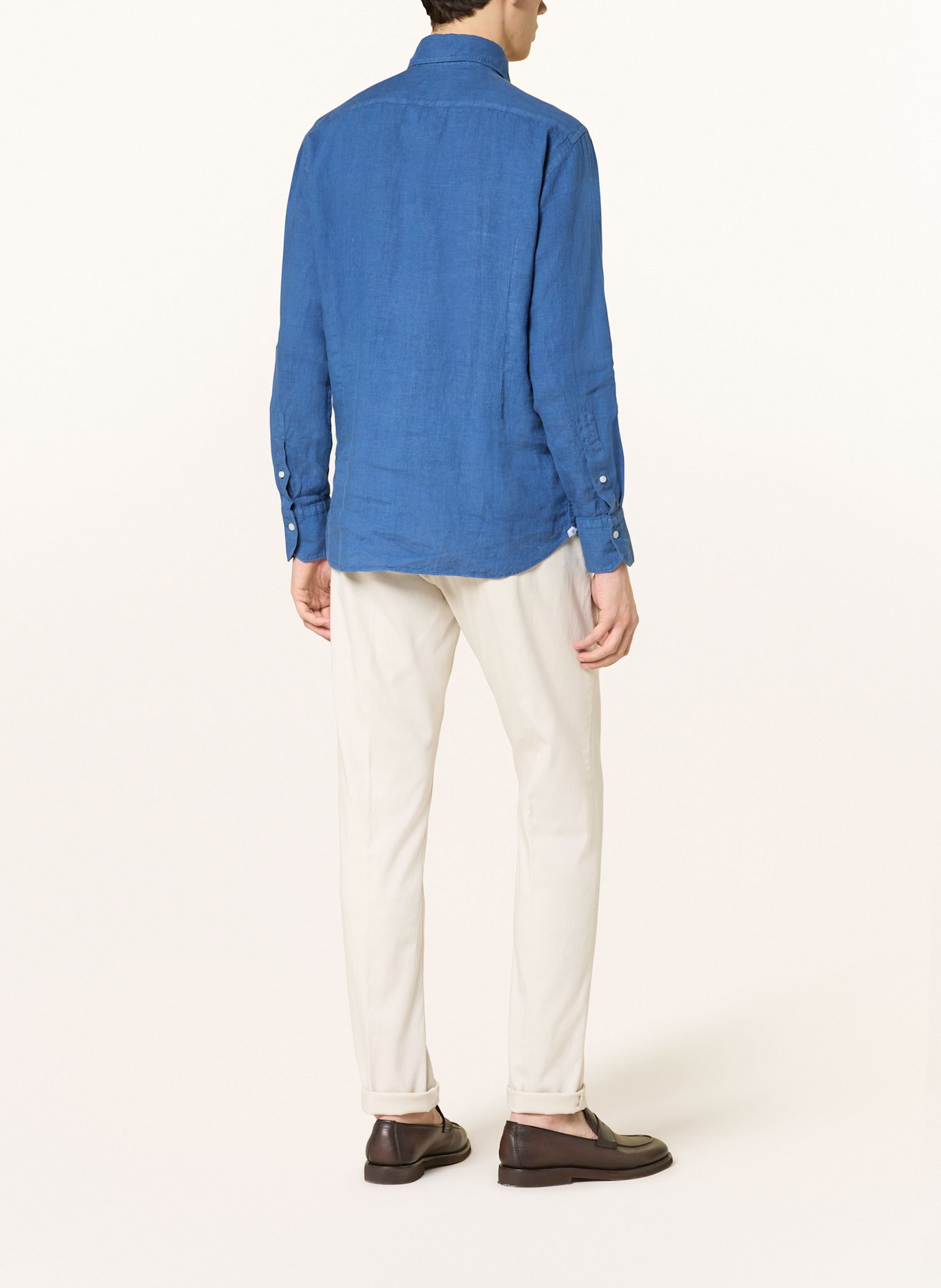 ARTIGIANO Leinenhemd Classic Fit: BLAU