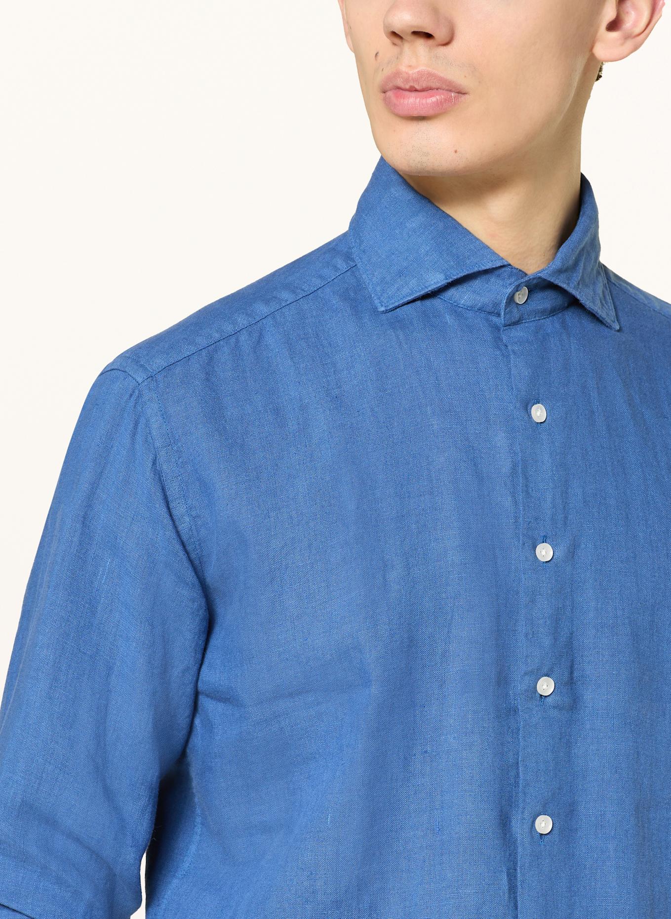 ARTIGIANO Leinenhemd Classic Fit: BLAU