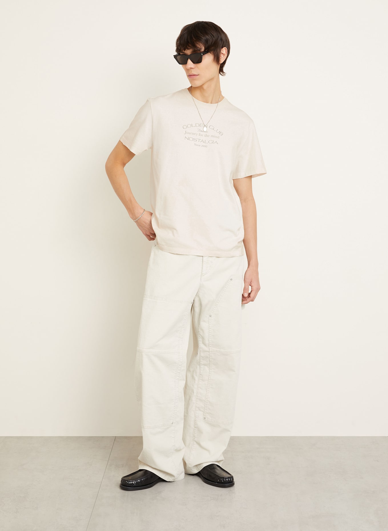 GOLDEN GOOSE T-Shirt: CREME
