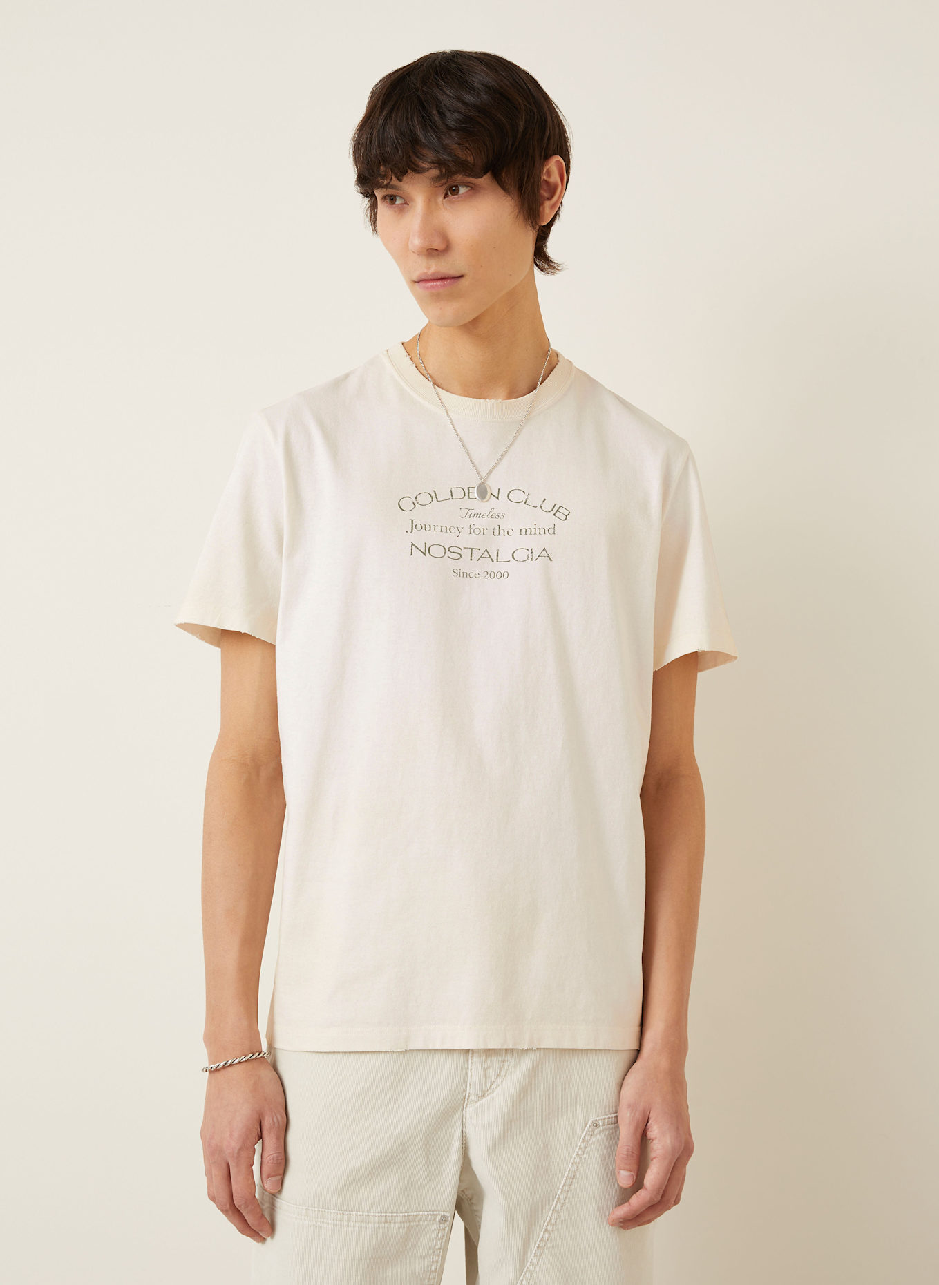 GOLDEN GOOSE T-Shirt: CREME