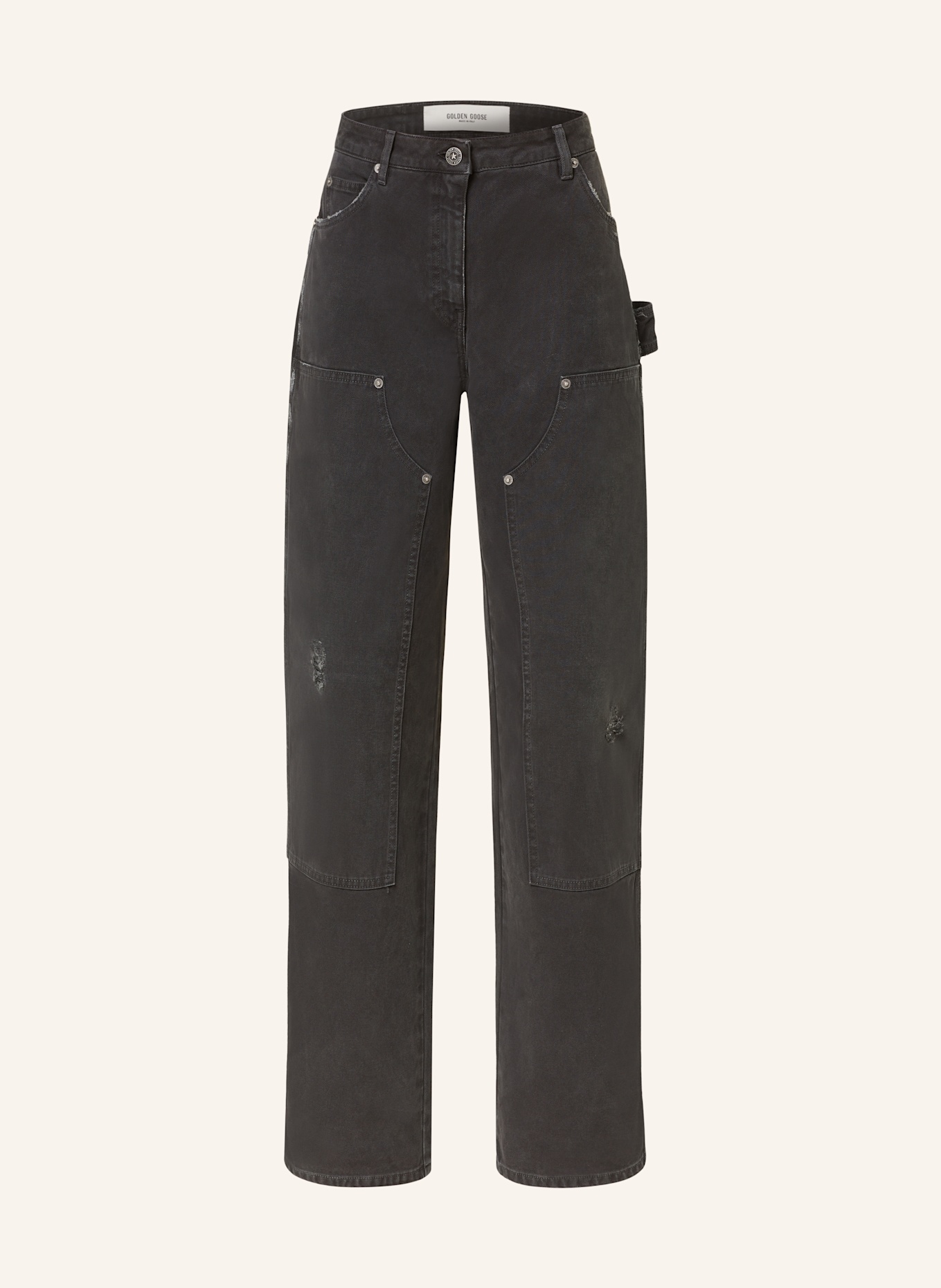 GOLDEN GOOSE Destroyed Jeans JOURNEY: 90100 BLACK