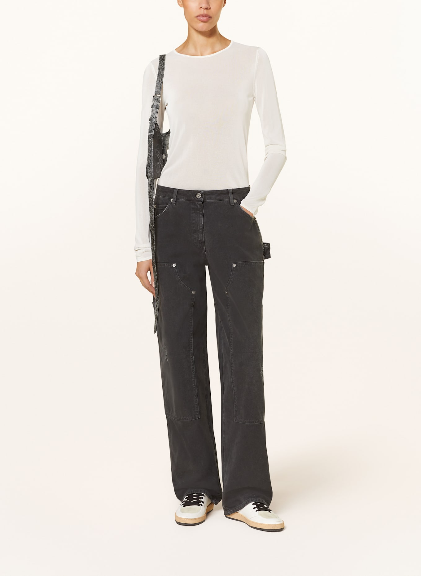 GOLDEN GOOSE Destroyed Jeans JOURNEY: 90100 BLACK