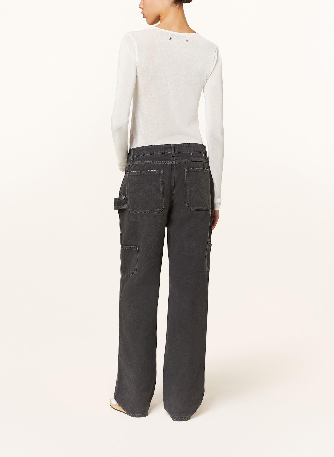 GOLDEN GOOSE Destroyed Jeans JOURNEY: 90100 BLACK