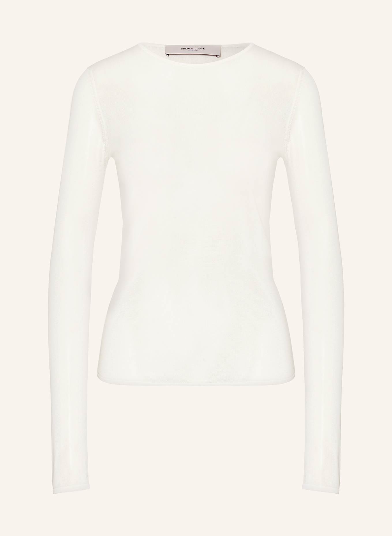 GOLDEN GOOSE Longsleeve: CREME