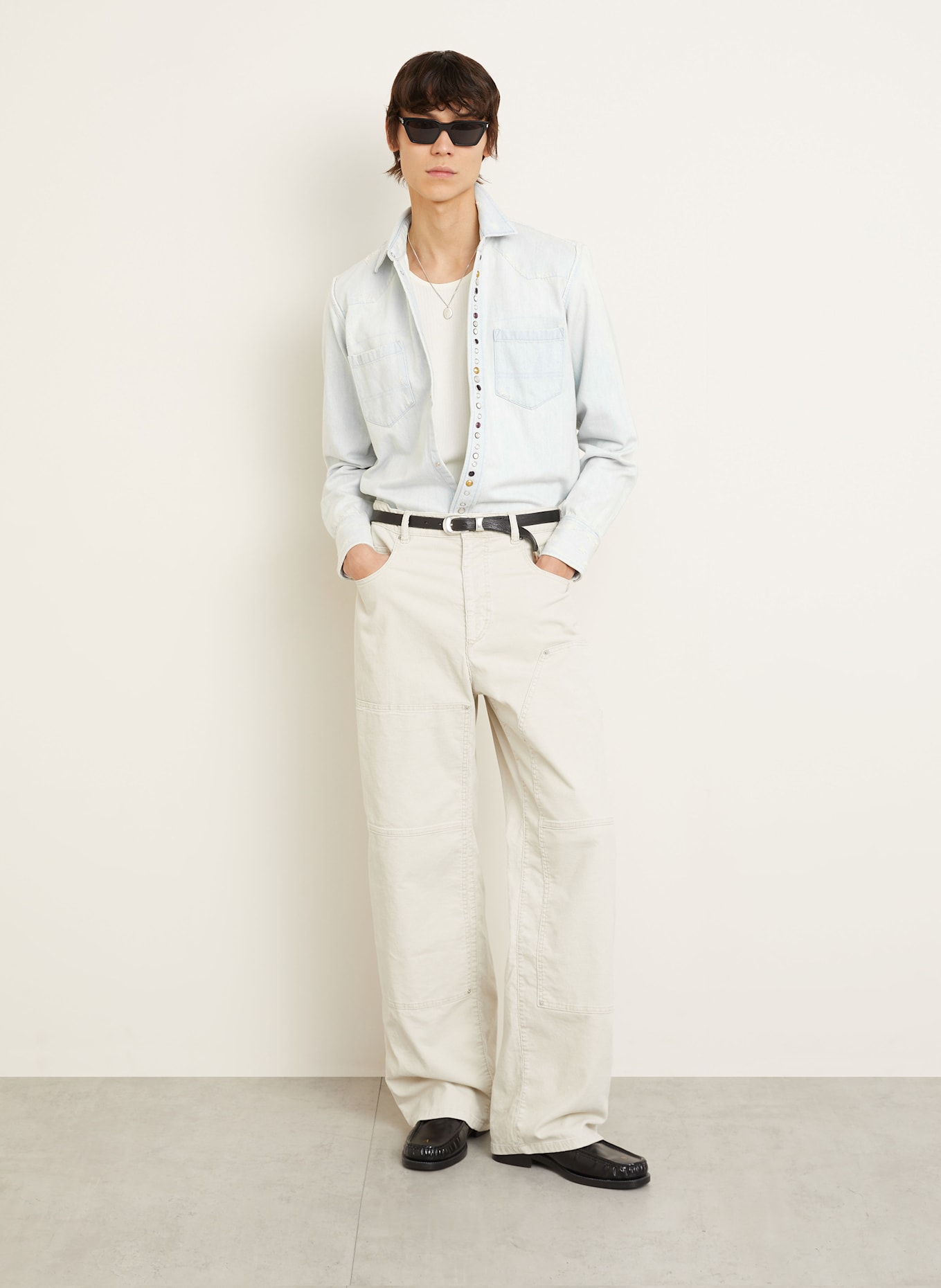 GOLDEN GOOSE Jeanshemd GOLDEN M'S Regular Fit: 50100 BLUE