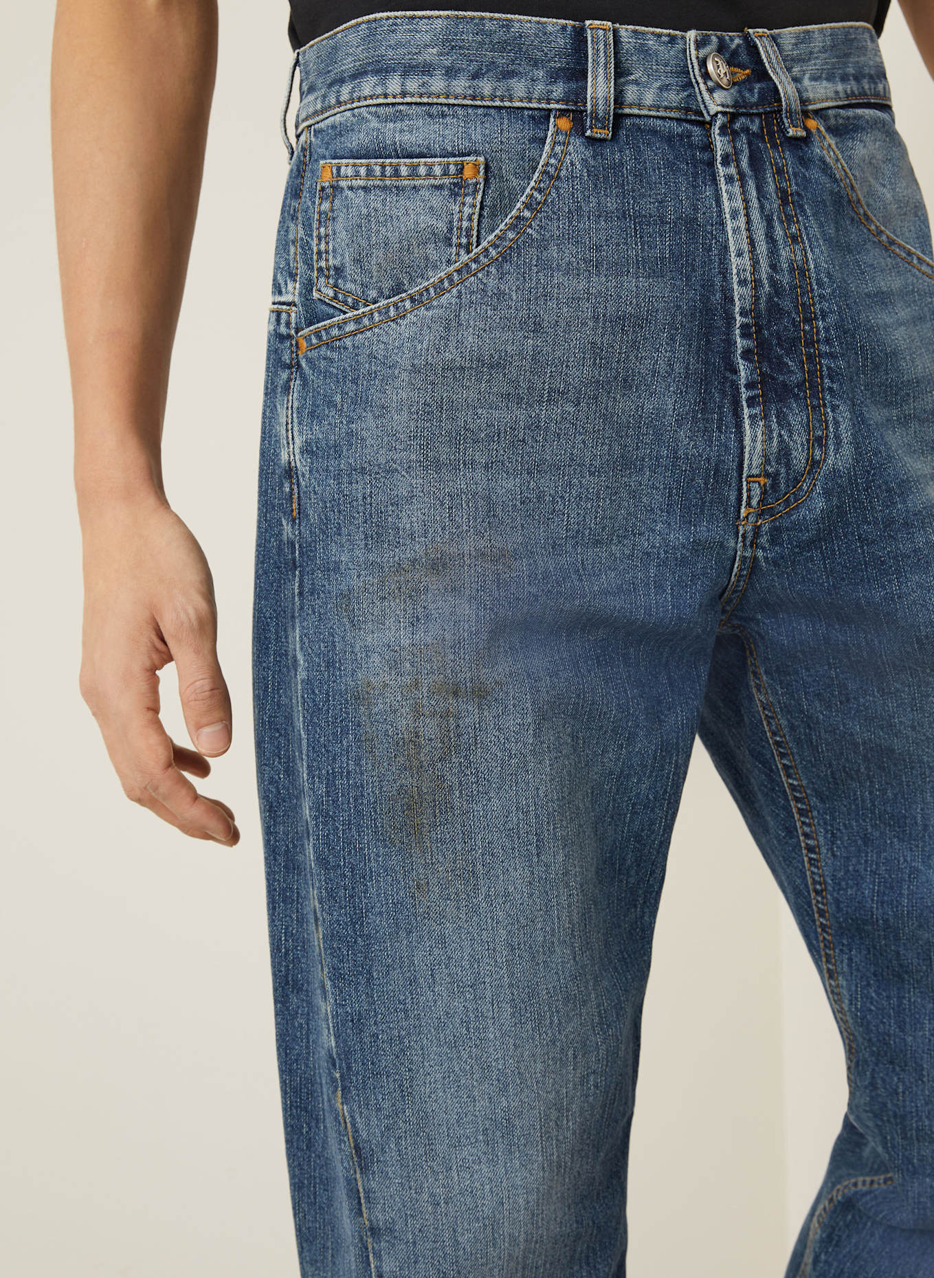 Palm Angels Jeansy regular fit: BLUE - LIGHT BLUE
