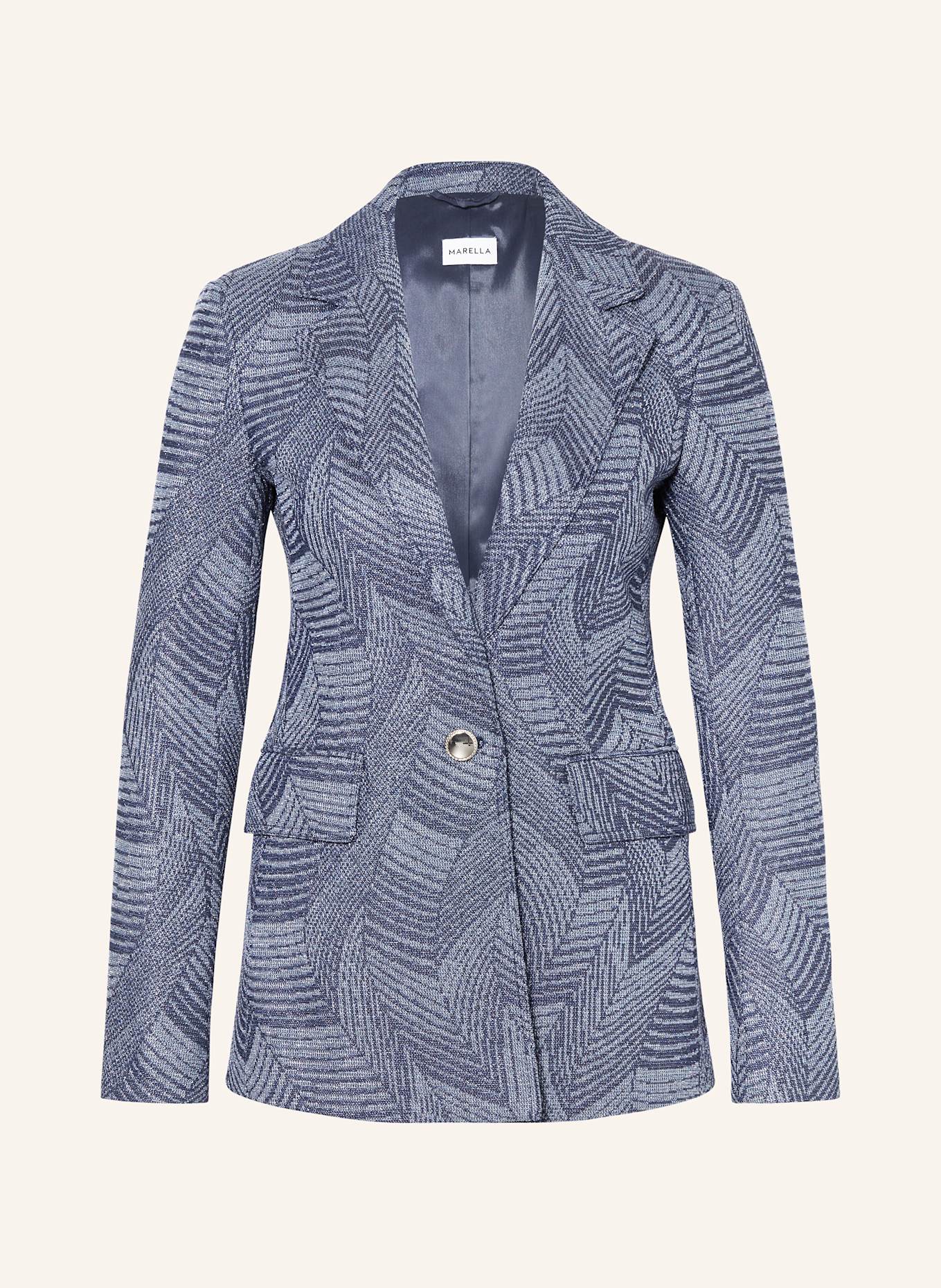 MARELLA Blazer mit Glitzergarn: DUNKELBLAU