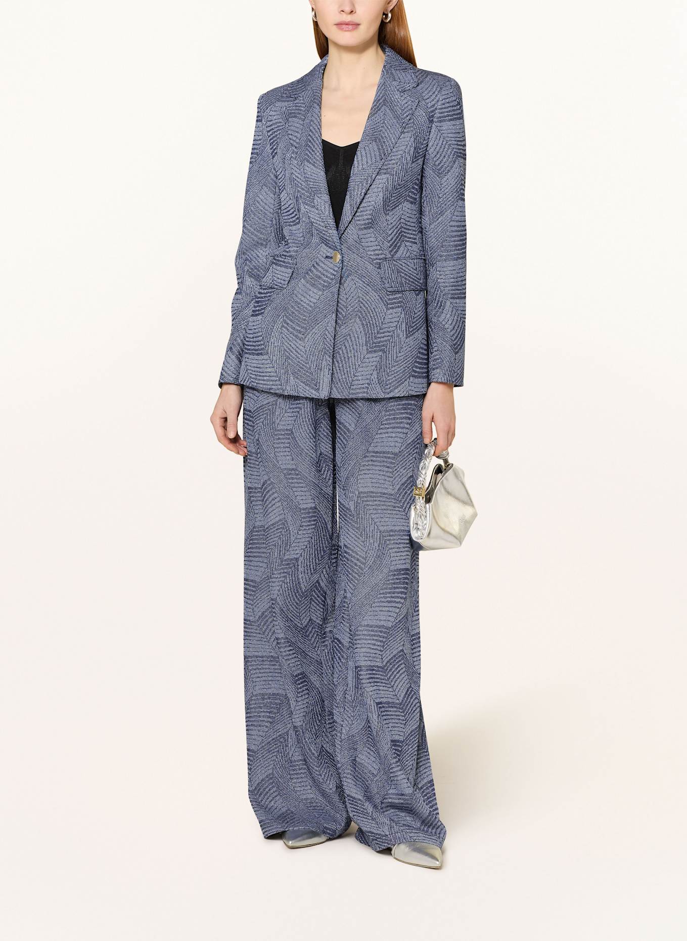 MARELLA Blazer mit Glitzergarn: DUNKELBLAU