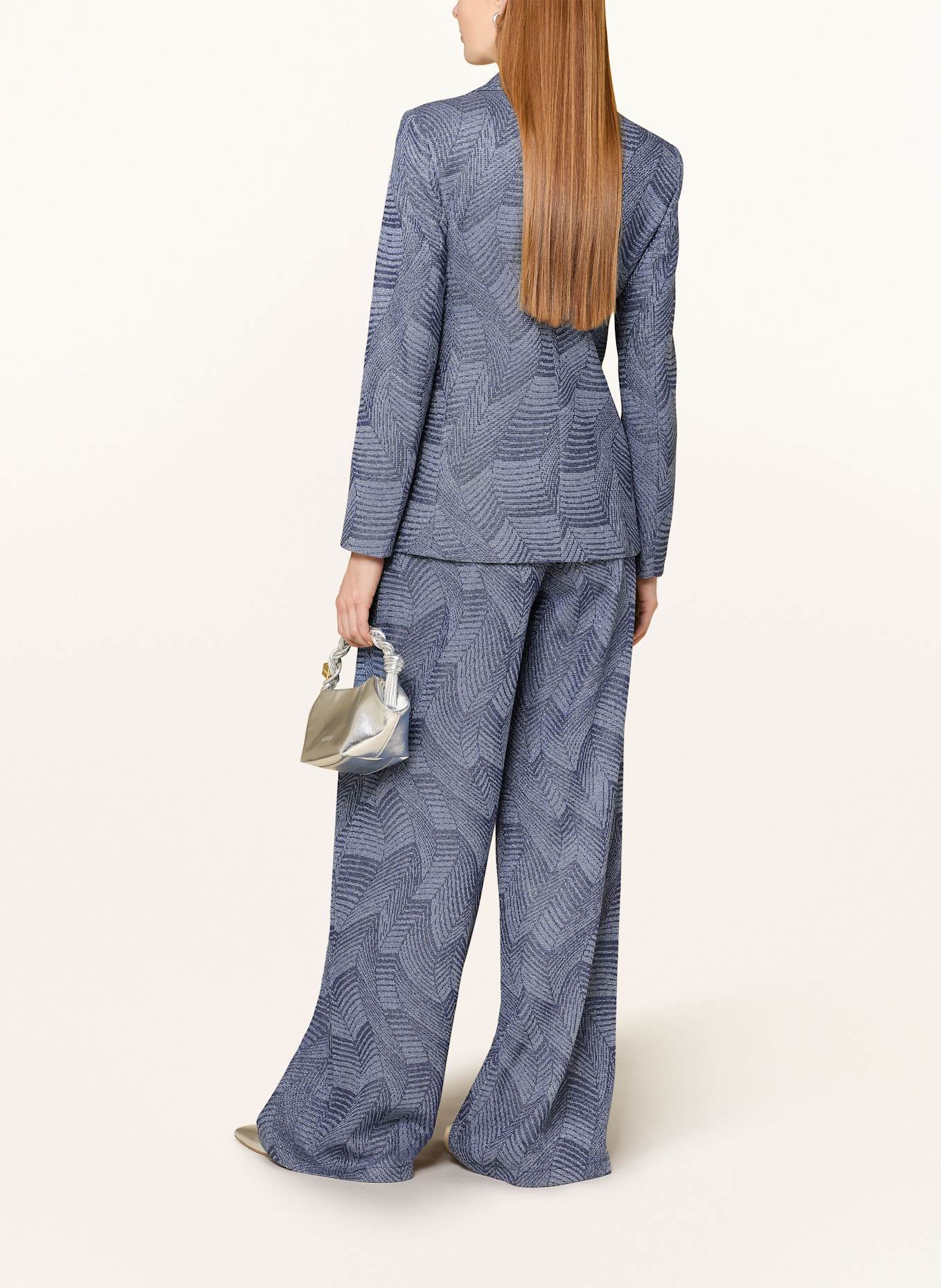 MARELLA Blazer mit Glitzergarn: DUNKELBLAU