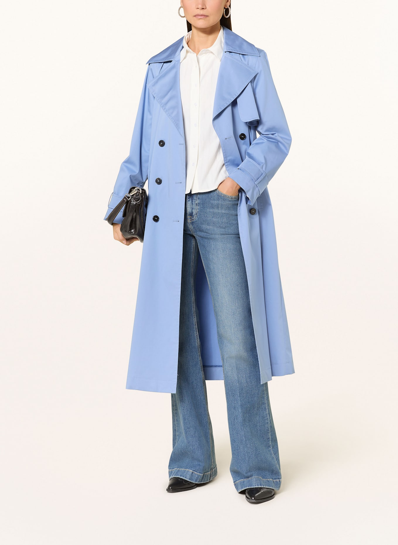 MARELLA Trenčkot: MODRÁ