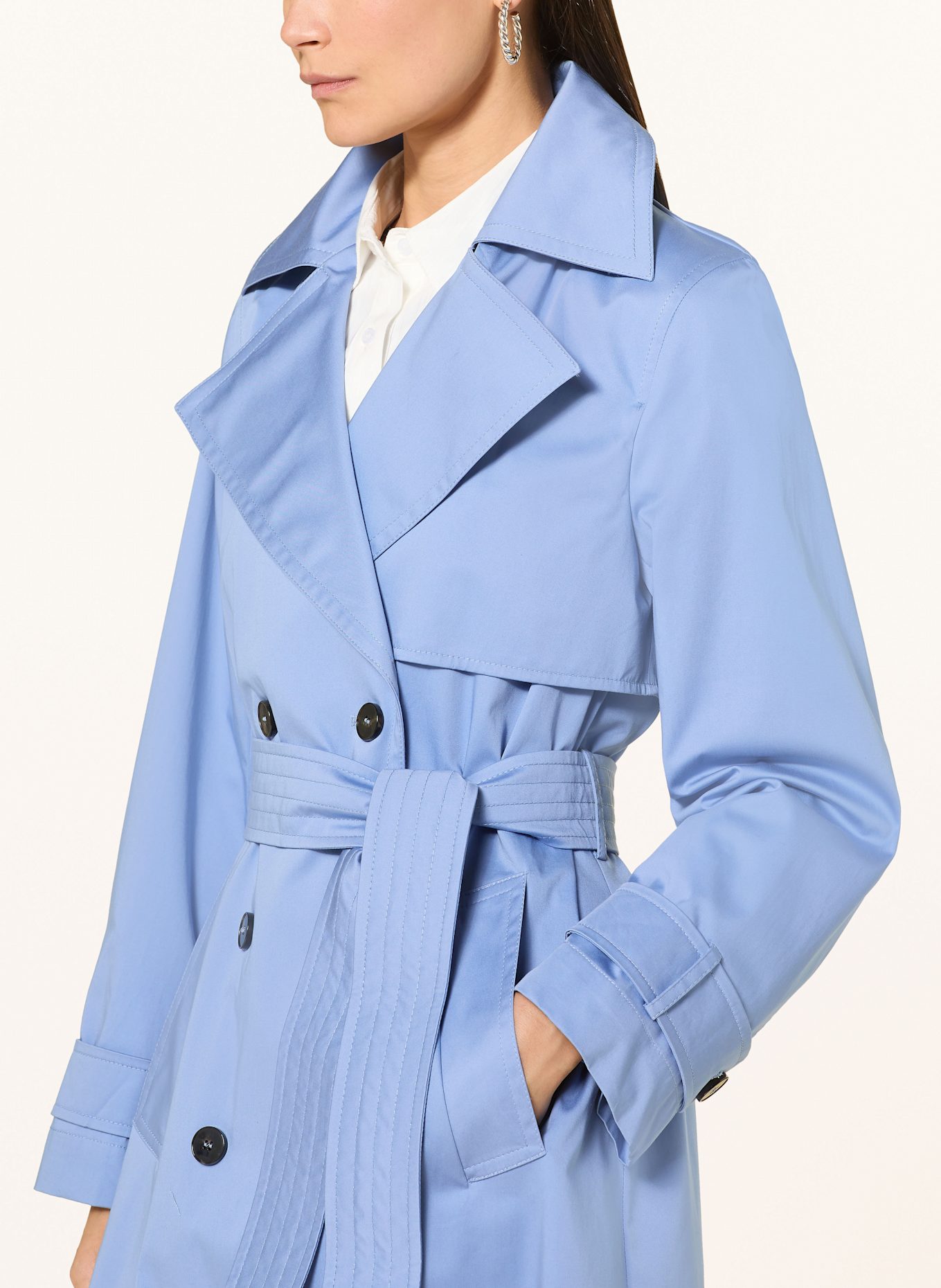 MARELLA Trenčkot: MODRÁ