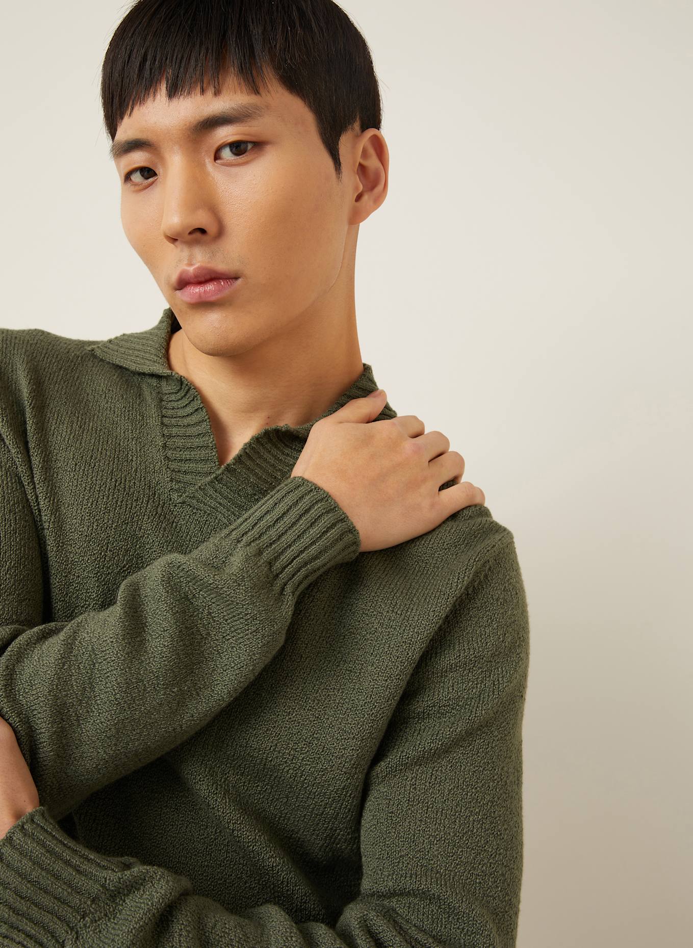 FIORONI Sweater: KHAKI