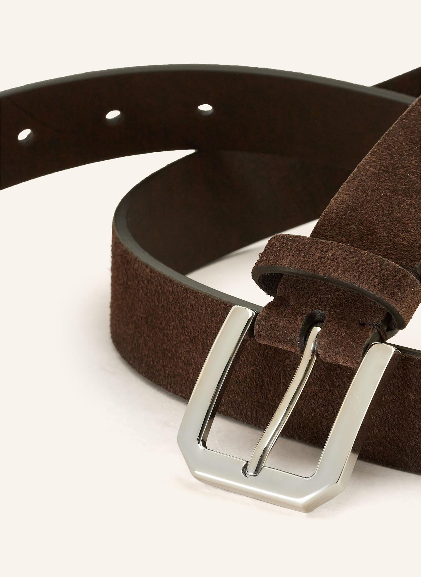 BRUNELLO CUCINELLI Ledergürtel: DUNKELBRAUN