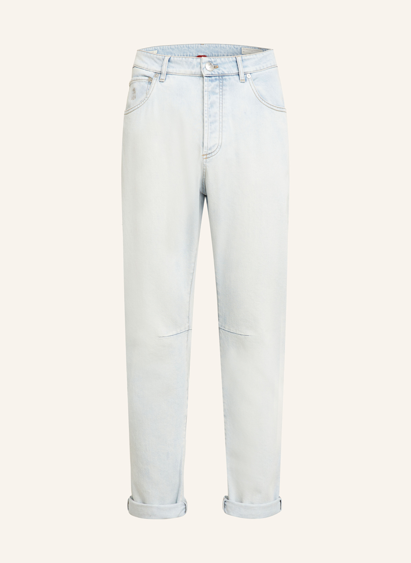 BRUNELLO CUCINELLI Jeans leisure fit, Color: C1460 DENIM CHIARISSIMO (Image 1)