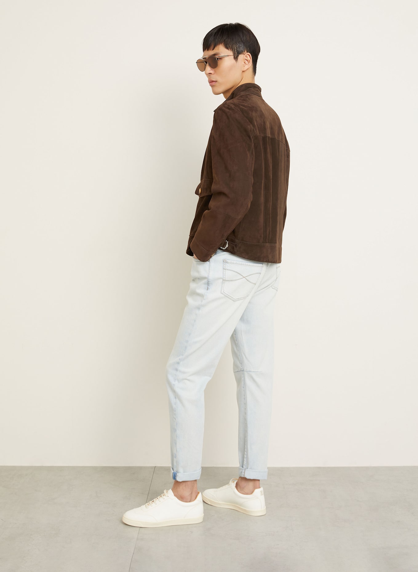 BRUNELLO CUCINELLI Jeans leisure fit, Color: C1460 DENIM CHIARISSIMO (Image 5)