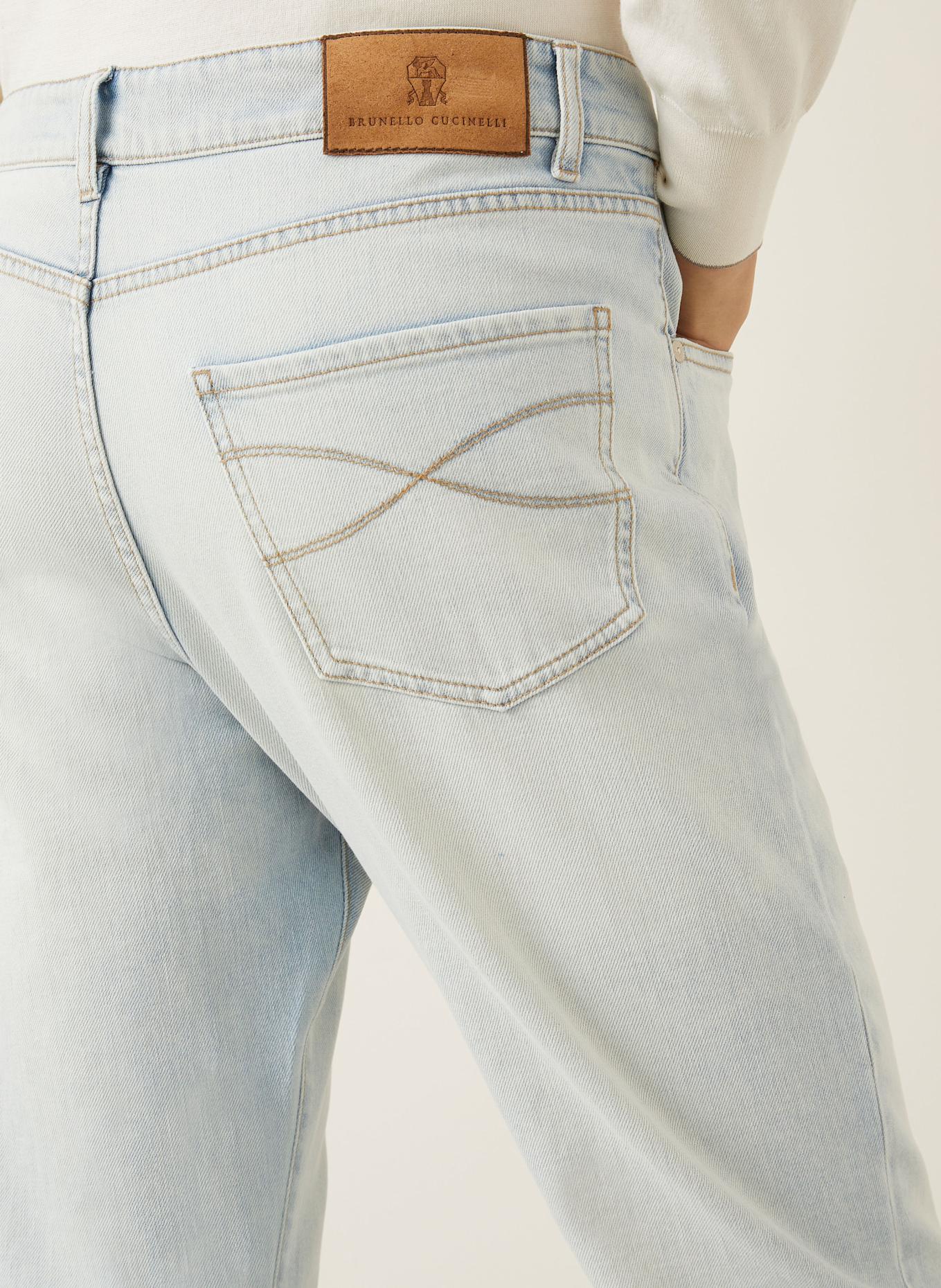 BRUNELLO CUCINELLI Jeans leisure fit, Color: C1460 DENIM CHIARISSIMO (Image 7)