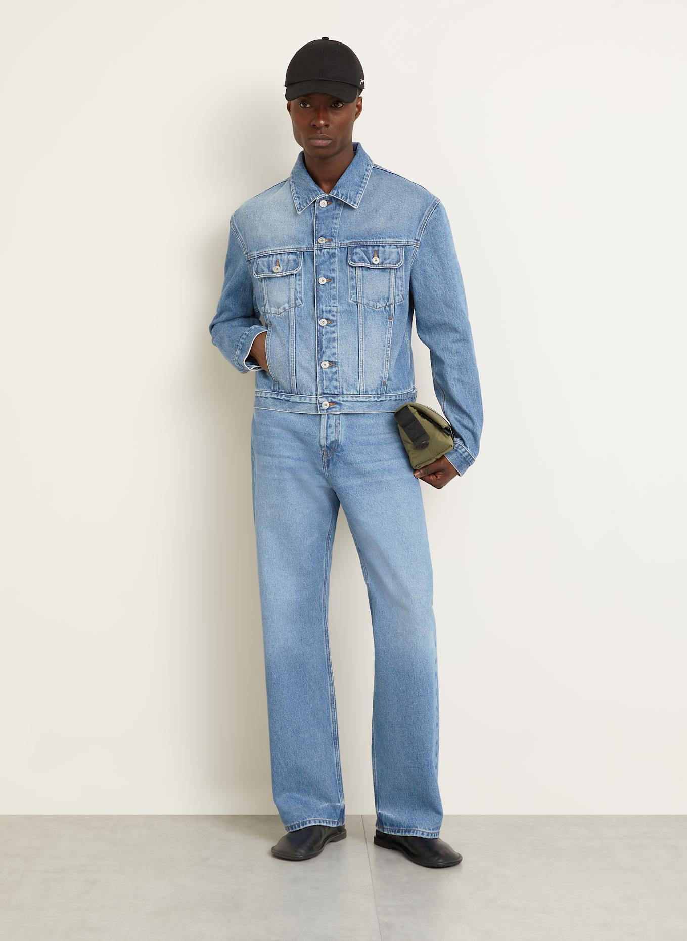JACQUEMUS Denim jacket dye LA VESTE DE-NÎMES: BLUE