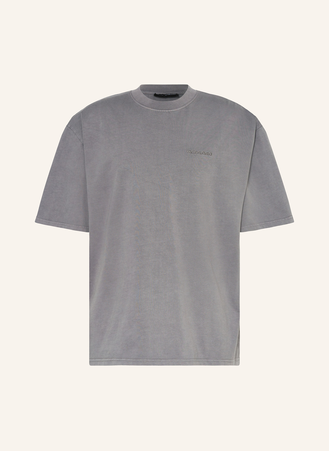 PEGADOR Oversized shirt: GRAY