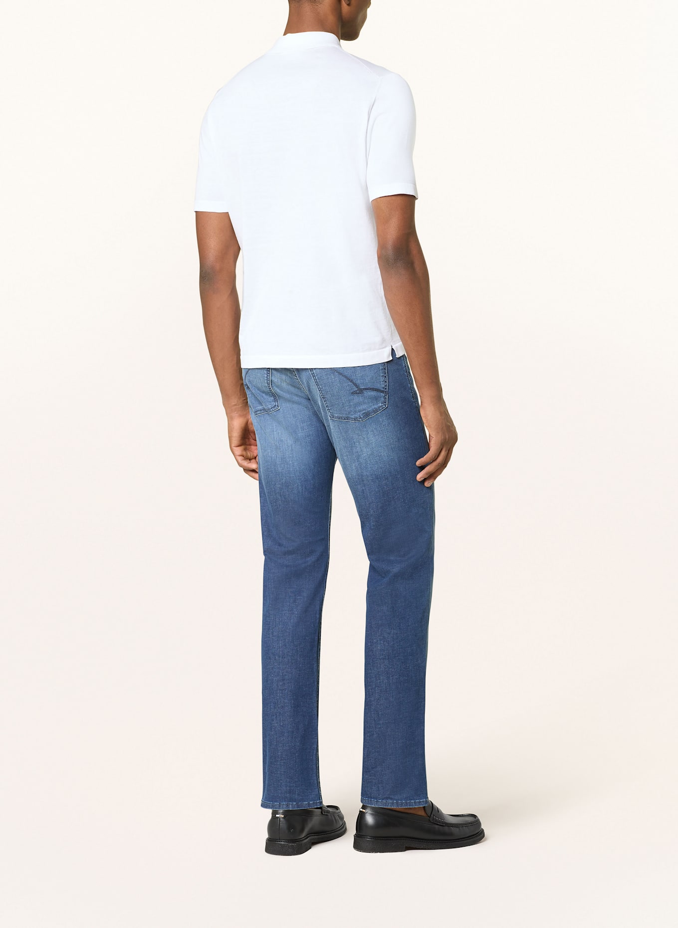 BALDESSARINI Jeans Regular Fit: 6815 dark blue used whisker