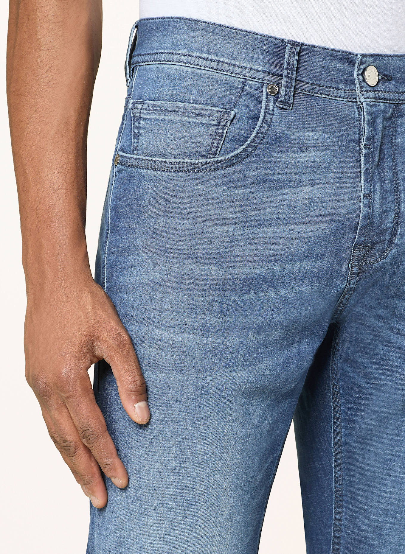BALDESSARINI Jeans Regular Fit: 6815 dark blue used whisker