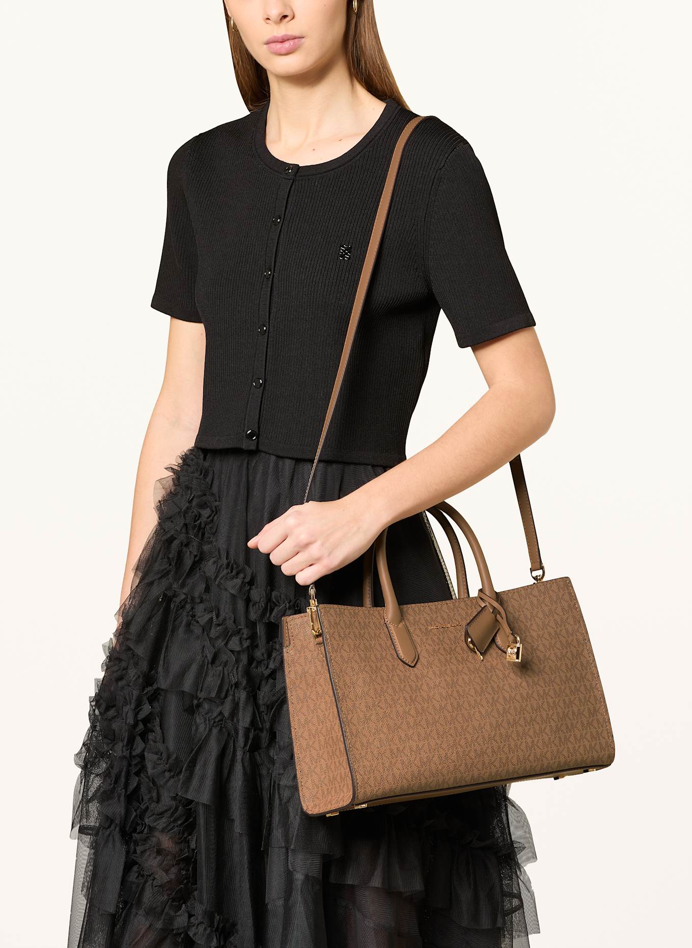 MICHAEL KORS Handtasche SCARLETT MEDIUM: 297 HUSK