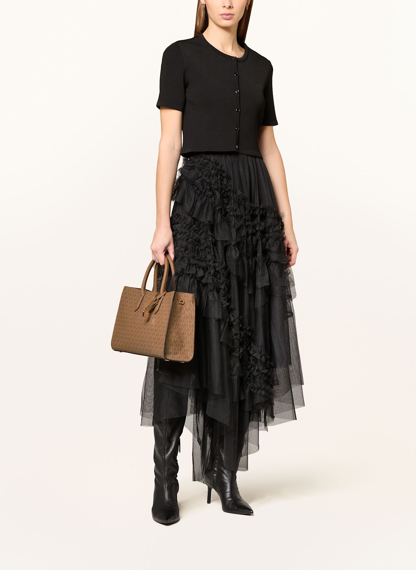 MICHAEL KORS Handtasche SCARLETT MEDIUM: 297 HUSK