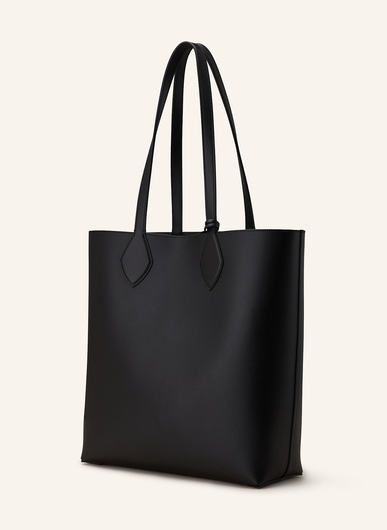 FERRAGAMO Torba shopper dwustronna z saszetką: CZARNY/ SZARY